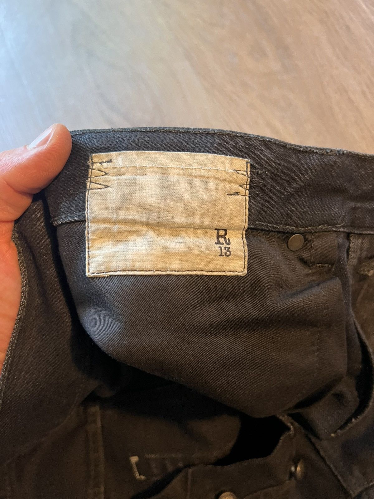 R13 R13 FW22 Izzy Drop denim (altered) Size US 36 / EU 52 - 8 Thumbnail