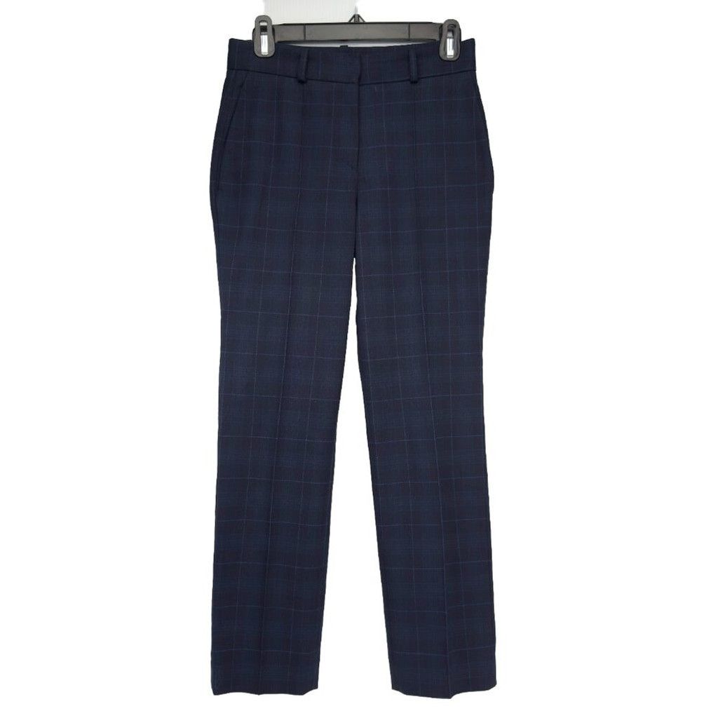 Maje MAJE Preppy Academia Crop Navy Blue Trousers Pants Size 34 Size 25" / US 0 / IT 36 - 1 Thumbnail