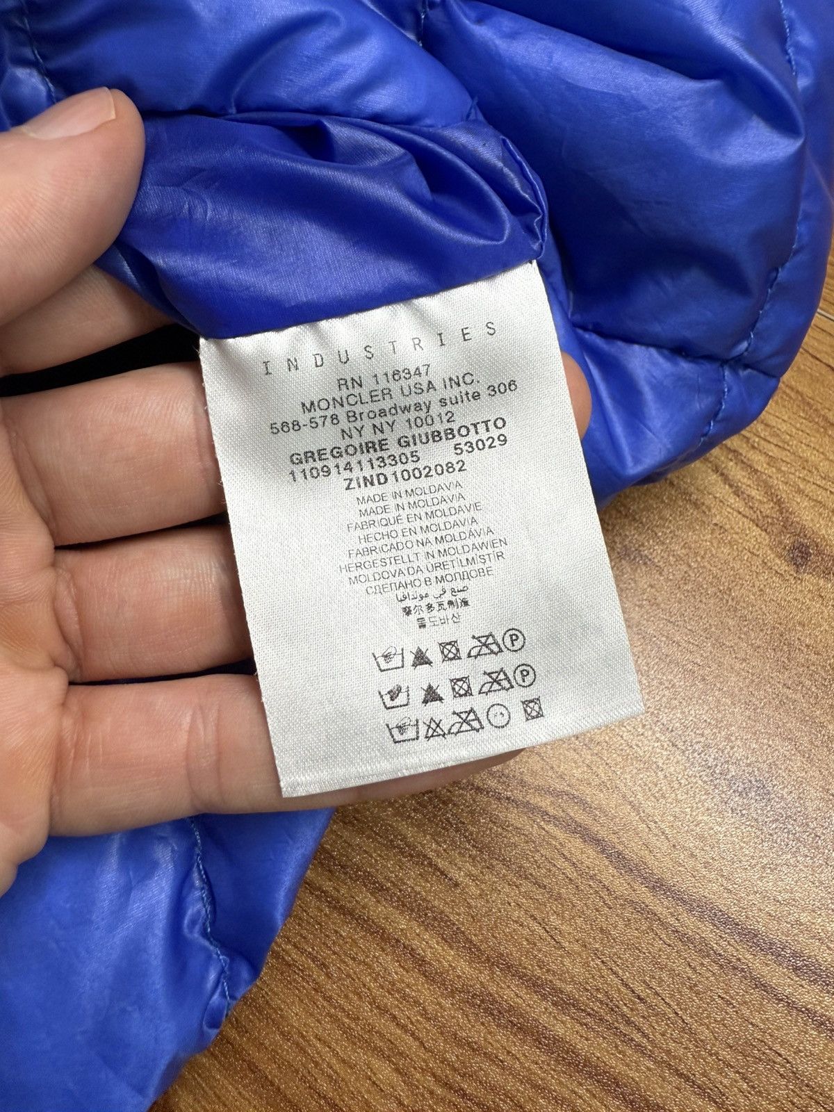 Moncler Moncler Men’s Jacket Gregoire Size 2 (S) Electric Blue Size US S / EU 44-46 / 1 - 8 Thumbnail