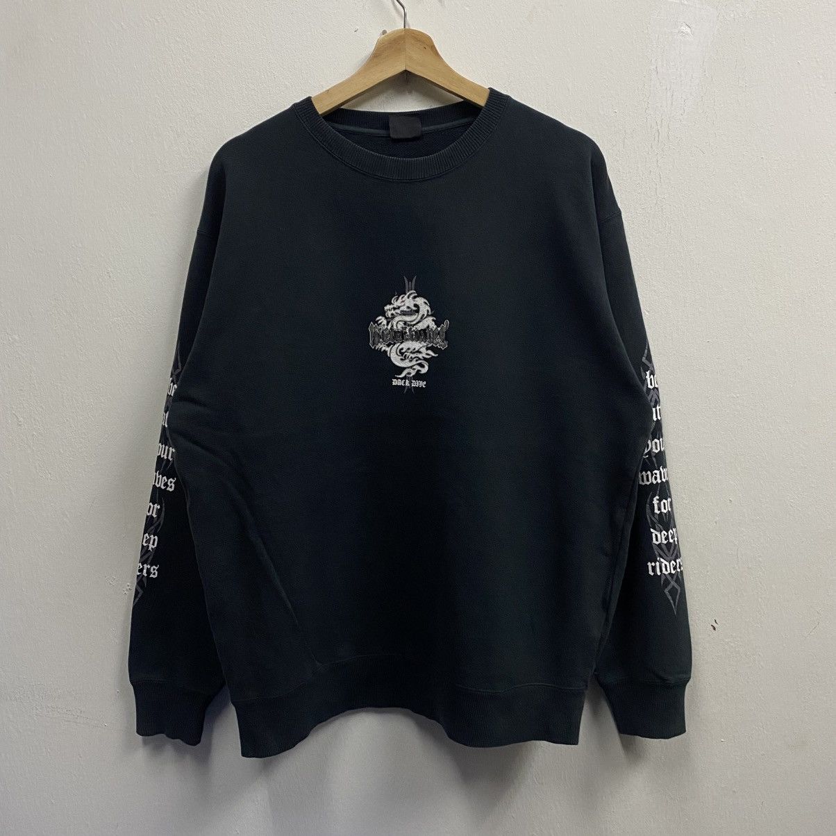 Japanese Brand Dig Deep Japanese Brand Dragon Cross Sweatshirts Size US L / EU 52-54 / 3 - 2 Thumbnail