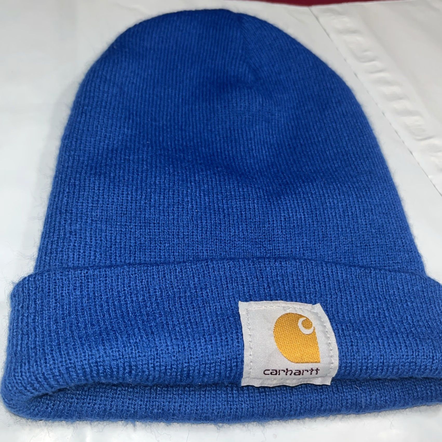 Carhartt Carhartt Beanie Adult One Size Upper Michigan Patch Royal Blue Knit Hat Size ONE SIZE - 3 Thumbnail