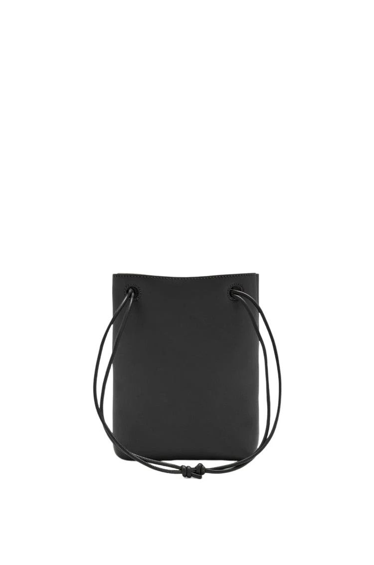 Loewe LOEWE Pebble New $1850 Black Smooth Leather Pouch Size ONE SIZE - 2 Thumbnail