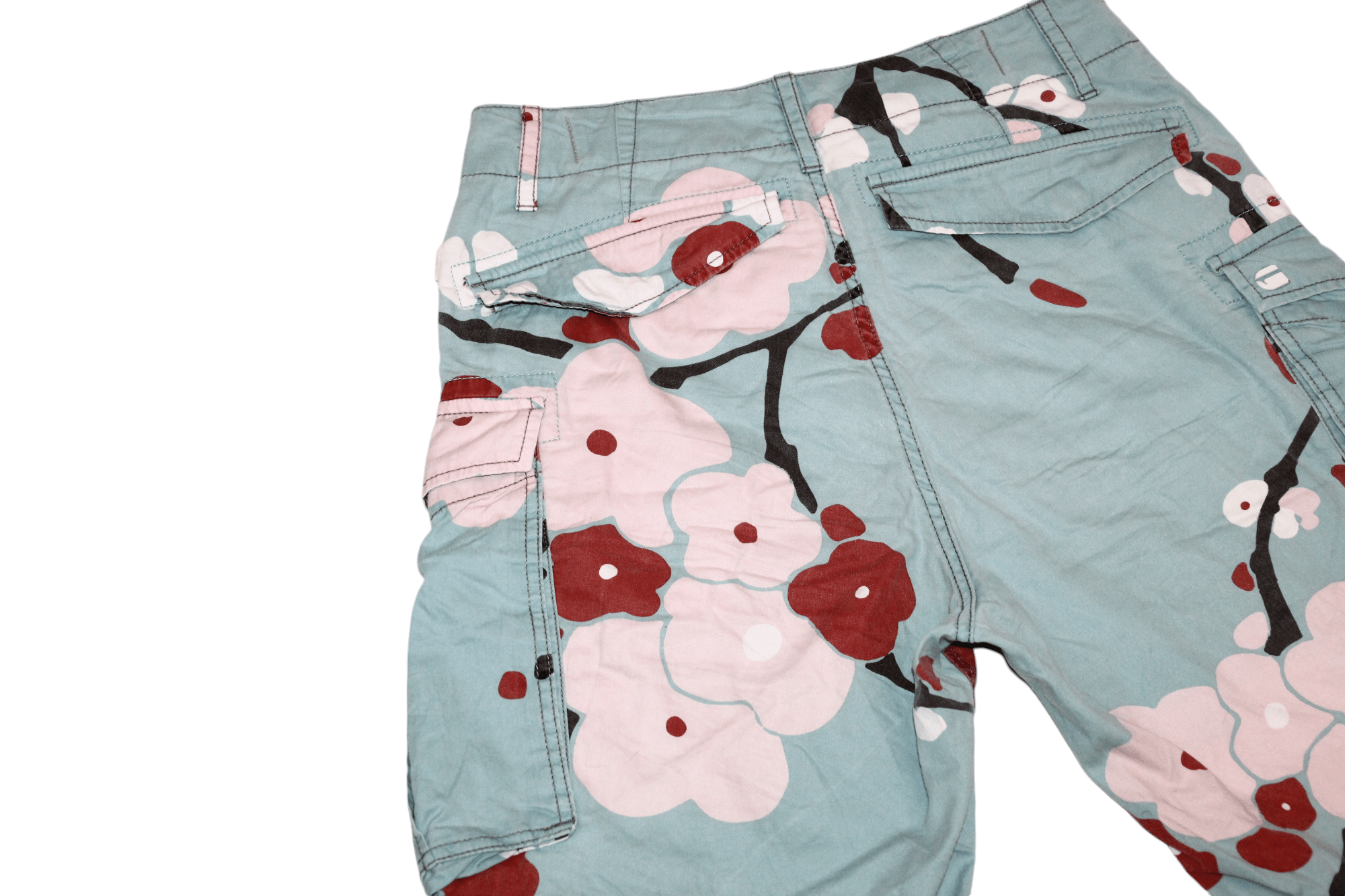 G-Star × Pharrell G-star Raw Rovic Loose 1/2 Floral Cargo Shorts Size US 28 / EU 44 - 7 Thumbnail