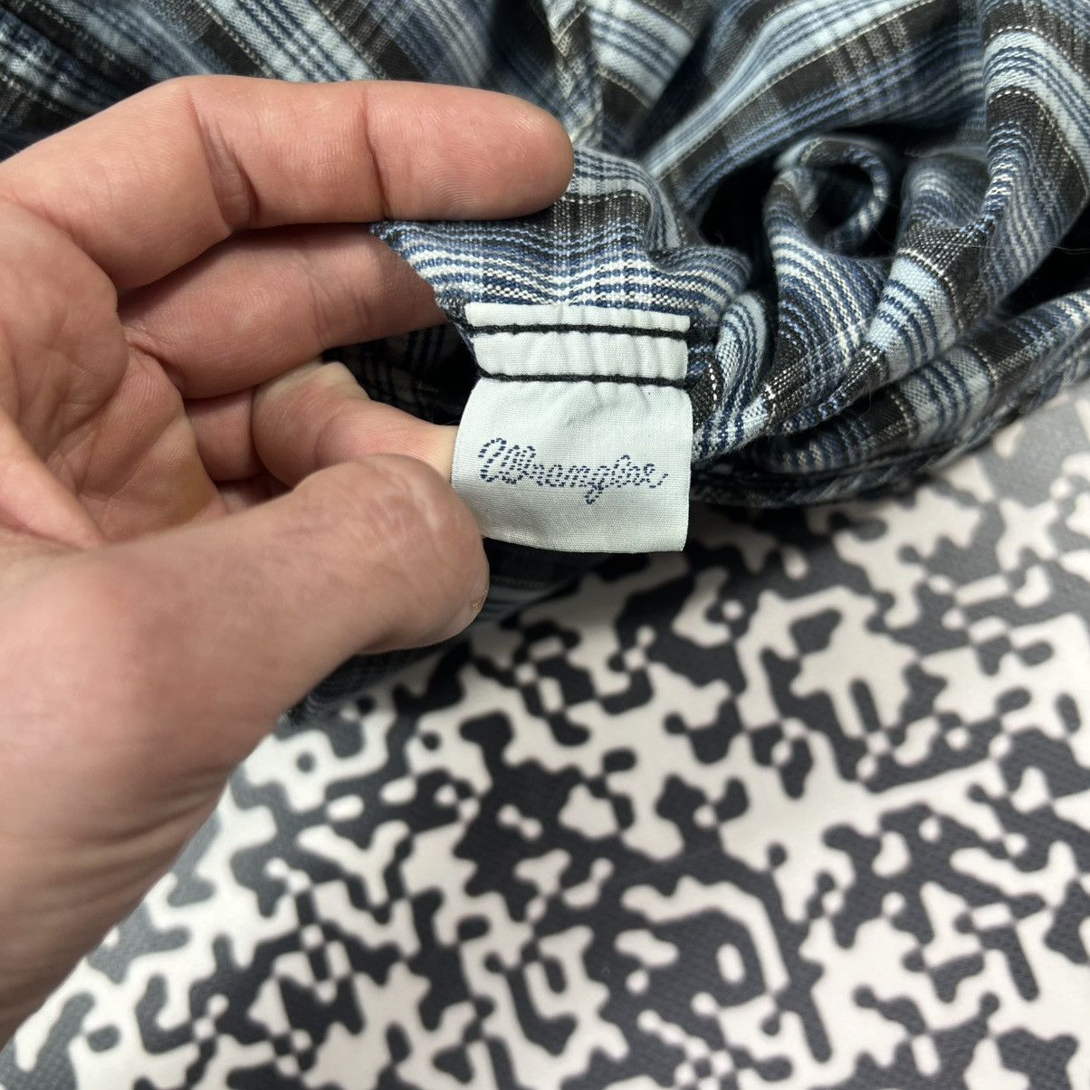 Wrangler Vintage 90s Wrangler Striped Retro Zip Light Jacket Flannel Size US XL / EU 56 / 4 - 15 Thumbnail