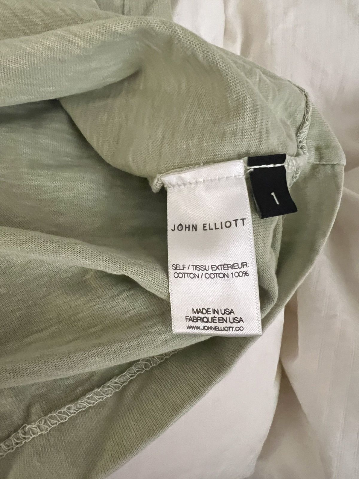 John Elliott John elliott green university tee mens size1 Size US S / EU 44-46 / 1 - 2 Thumbnail