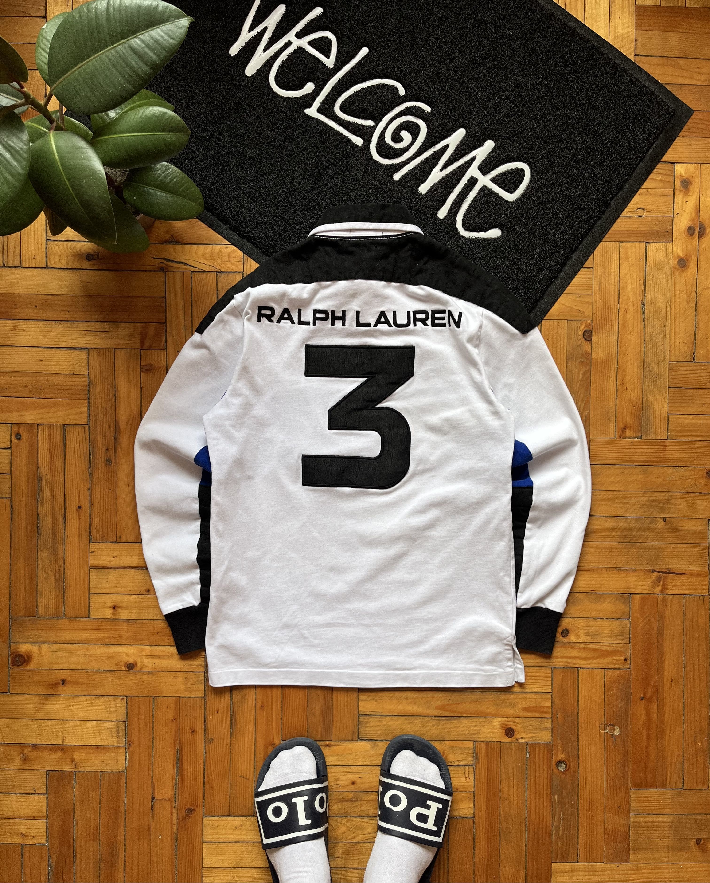 Polo Ralph Lauren Vintage Polo Ralph Lauren USA #3 Rugby Longsleeve T-Shirt Size US S / EU 44-46 / 1 - 5 Thumbnail