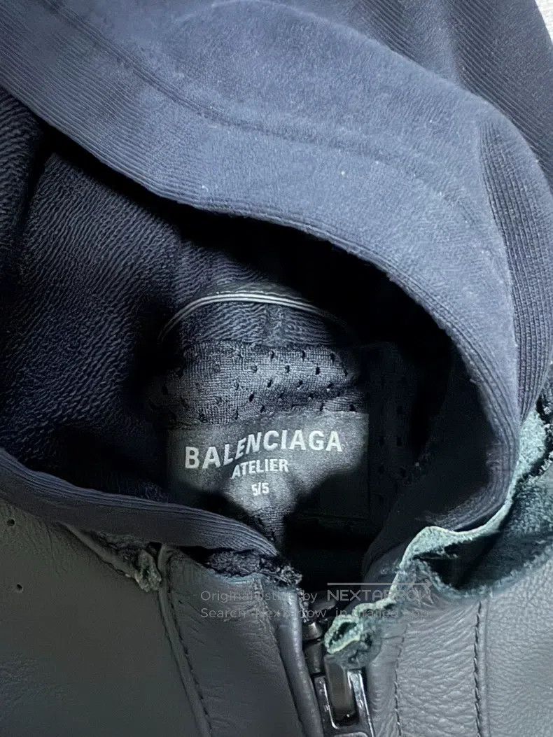 Balenciaga Balenciaga Motorcycle Racing Leather Jacket Size US S / EU 44-46 / 1 - 3 Thumbnail