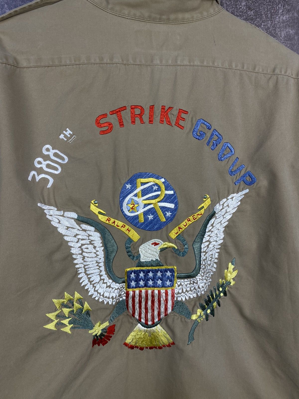 Polo Ralph Lauren Polo Ralph Lauren Military Eagle 388th Strike Group Оvershot Size US XL / EU 56 / 4 - 6 Thumbnail