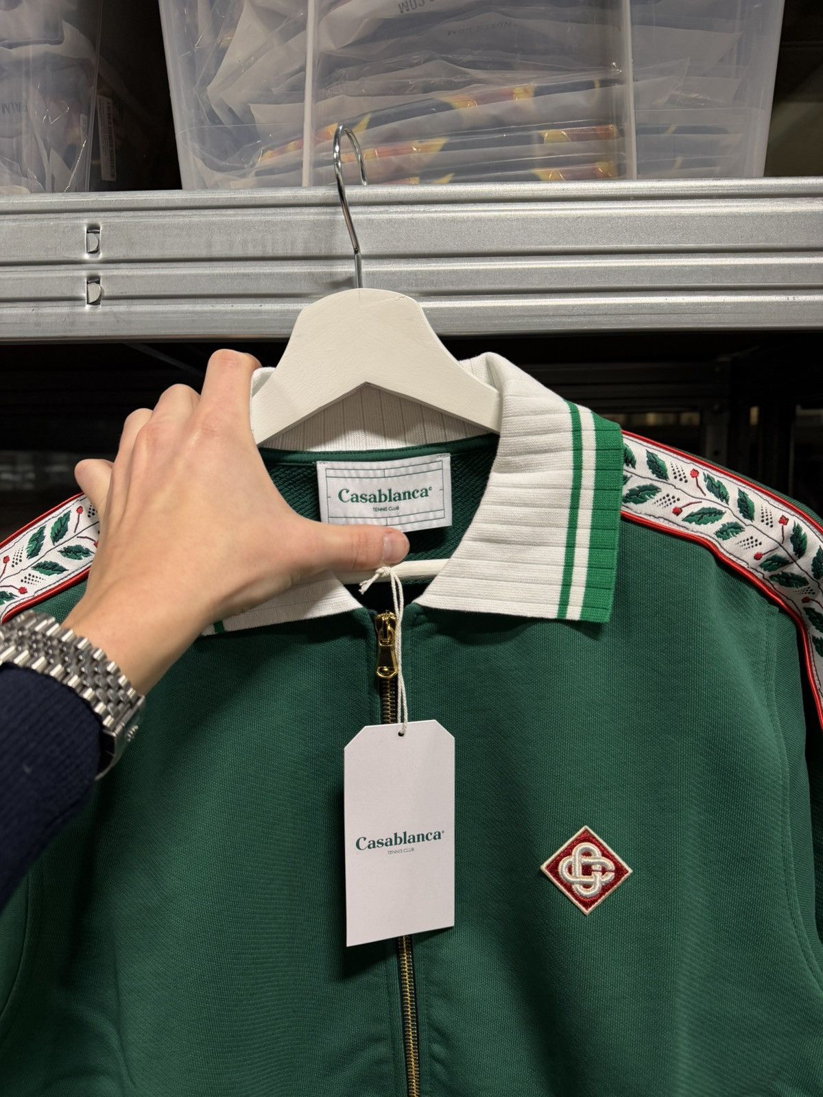 Casablanca Casablanca Laurel Zip Jacket NEW 900$ Size US L / EU 52-54 / 3 - 2 Thumbnail