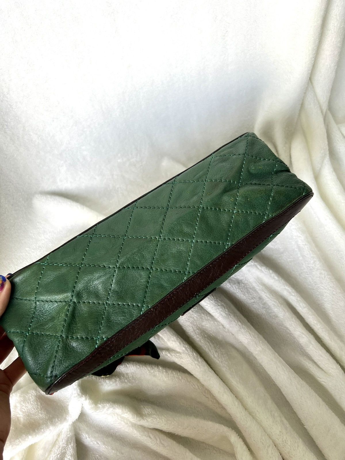 Moschino Moschino “Chain Scarf Green” Shoulder Bag Size ONE SIZE - 10 Thumbnail