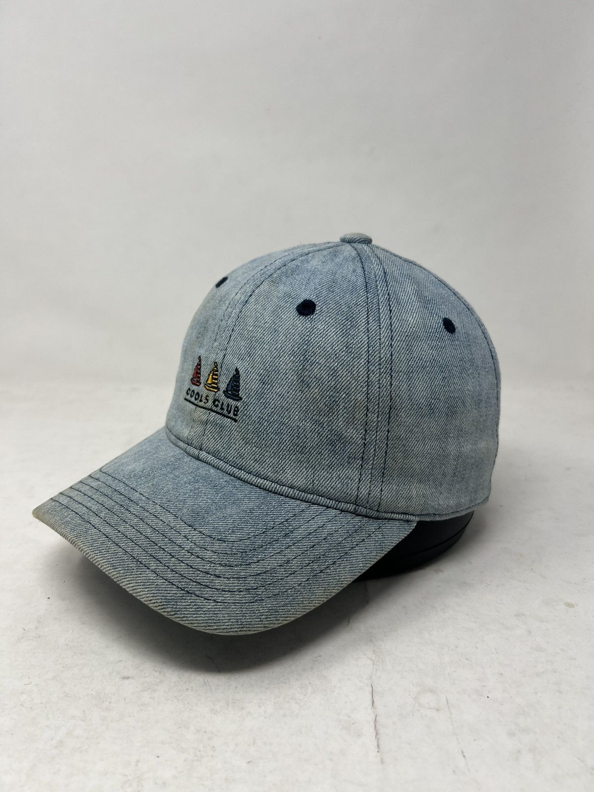 Japanese Brand Cools Club Fade Denim Classic Baseball Hat Size ONE SIZE - 2 Thumbnail