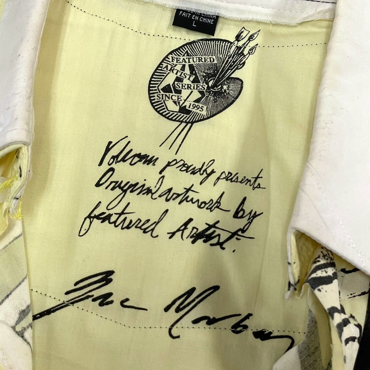 Volcom Volcom Featured Artist Series Zac Marben Skeleton L/S Shirt Size US L / EU 52-54 / 3 - 12 Thumbnail