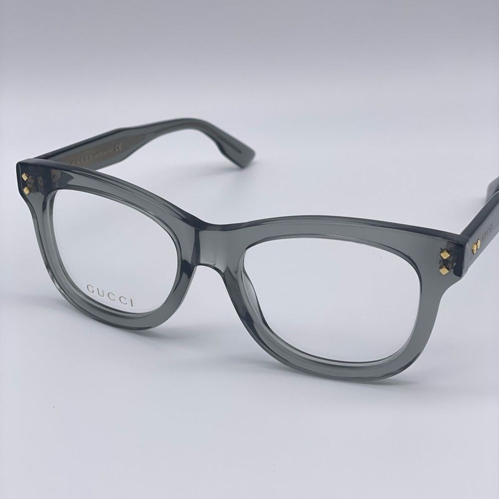Gucci GUCCI Eyeglasses GG1086O 008 Grey Unisex NEW Size ONE SIZE - 6 Thumbnail