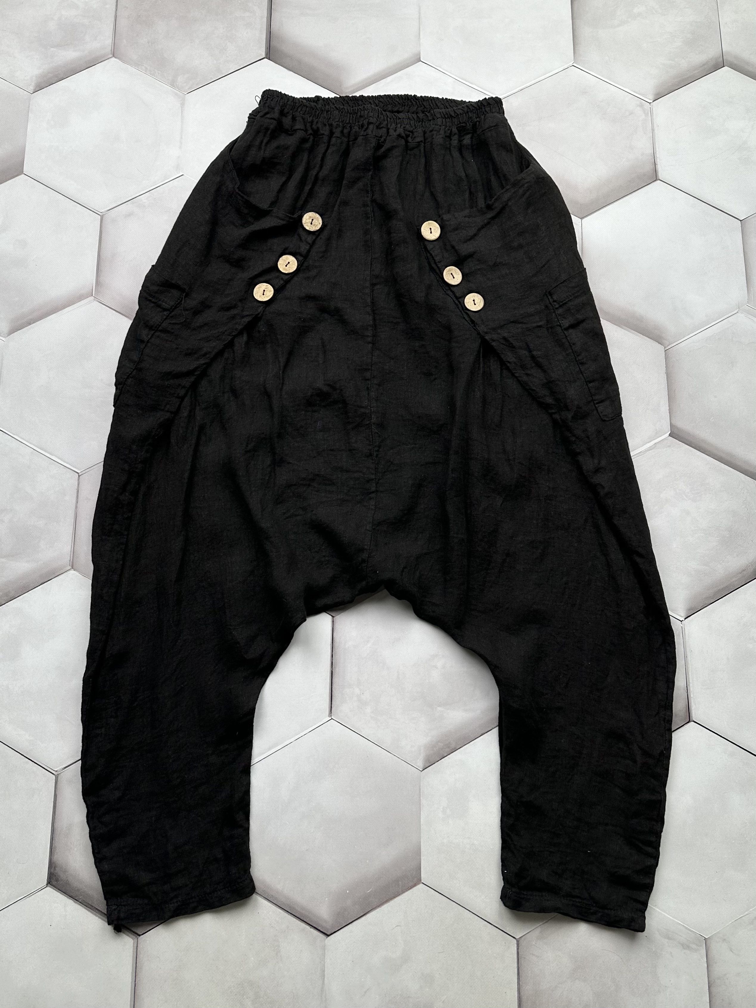 image of Vintage Japanese Type Yohji Style Pants in Black, Men's (Size 28)
