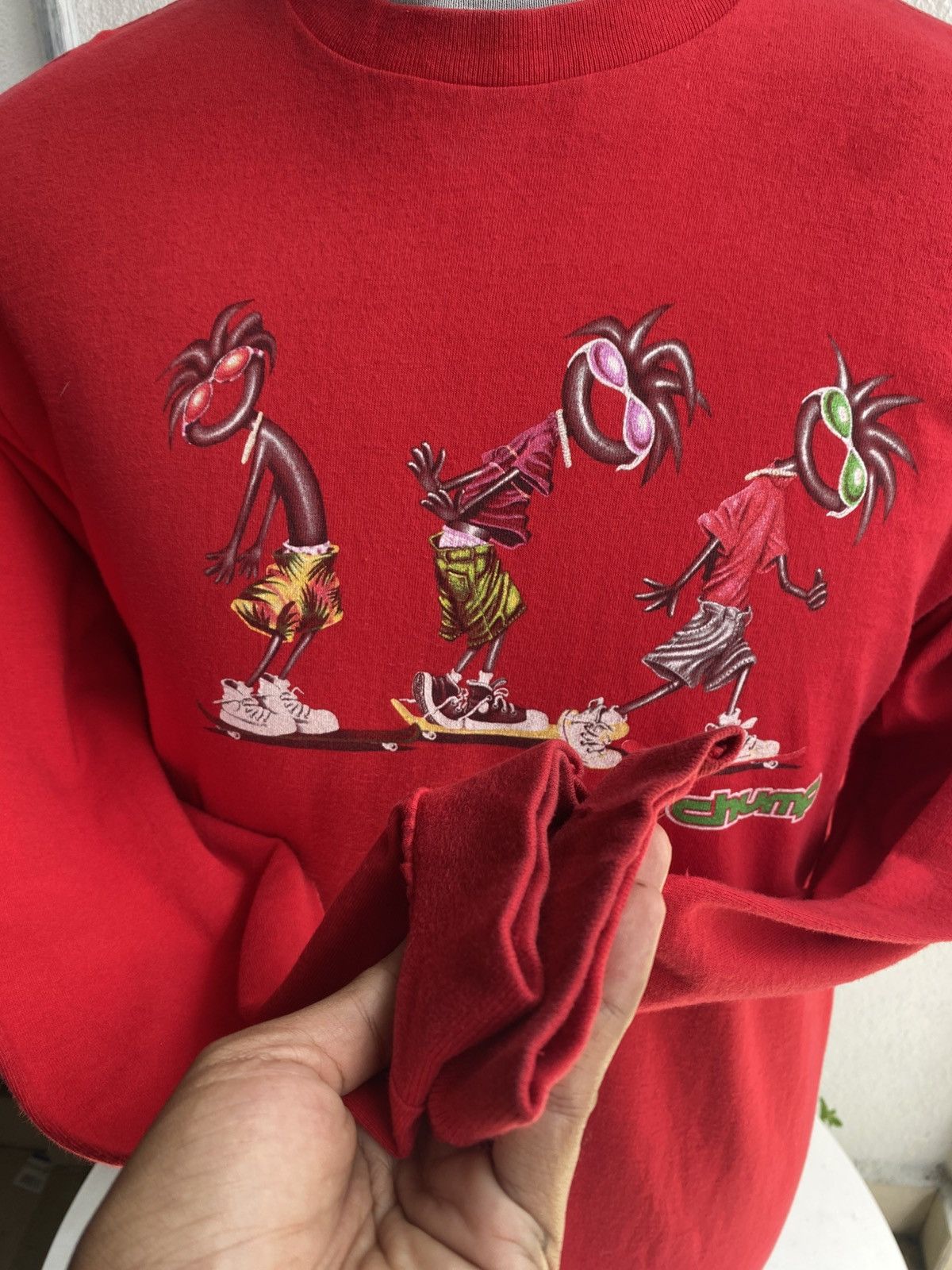 Santa Cruz Skateboards × Vintage Vintage Chump Skate 90s Tshirt Size US M / EU 48-50 / 2 - 4 Thumbnail