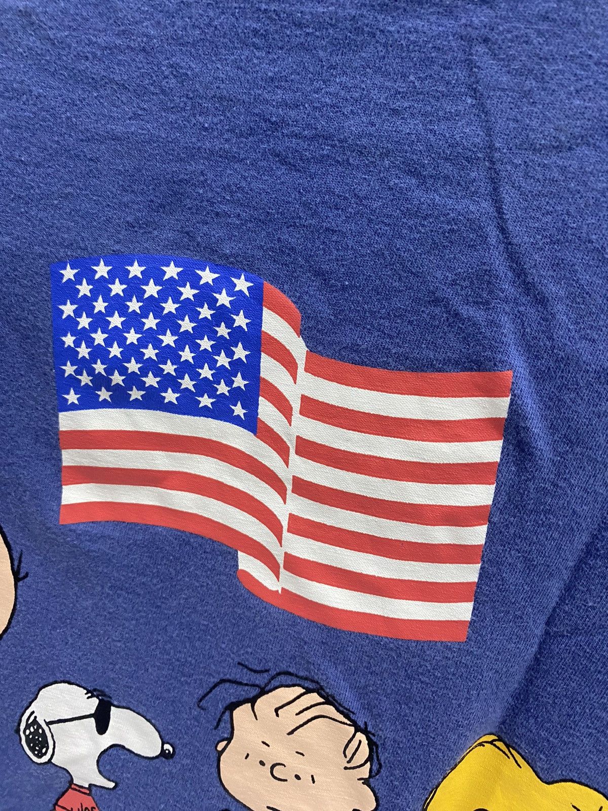Vintage PEANUTS AMERICA TSHIRT Size US M / EU 48-50 / 2 - 8 Thumbnail