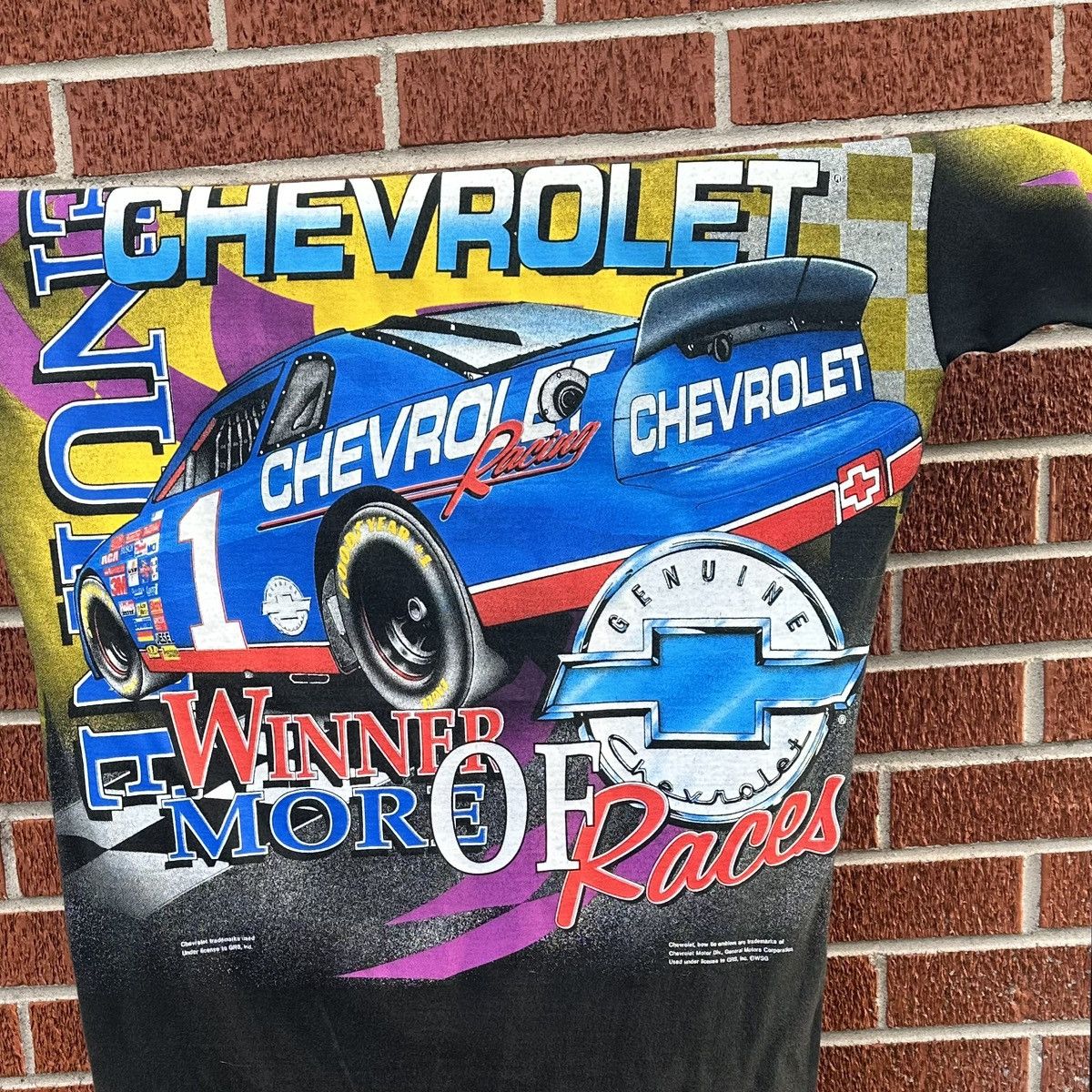 Chevrolet × NASCAR Vintage 90s Chevrolet Racing aop nascar single stitch Size US L / EU 52-54 / 3 - 3 Thumbnail