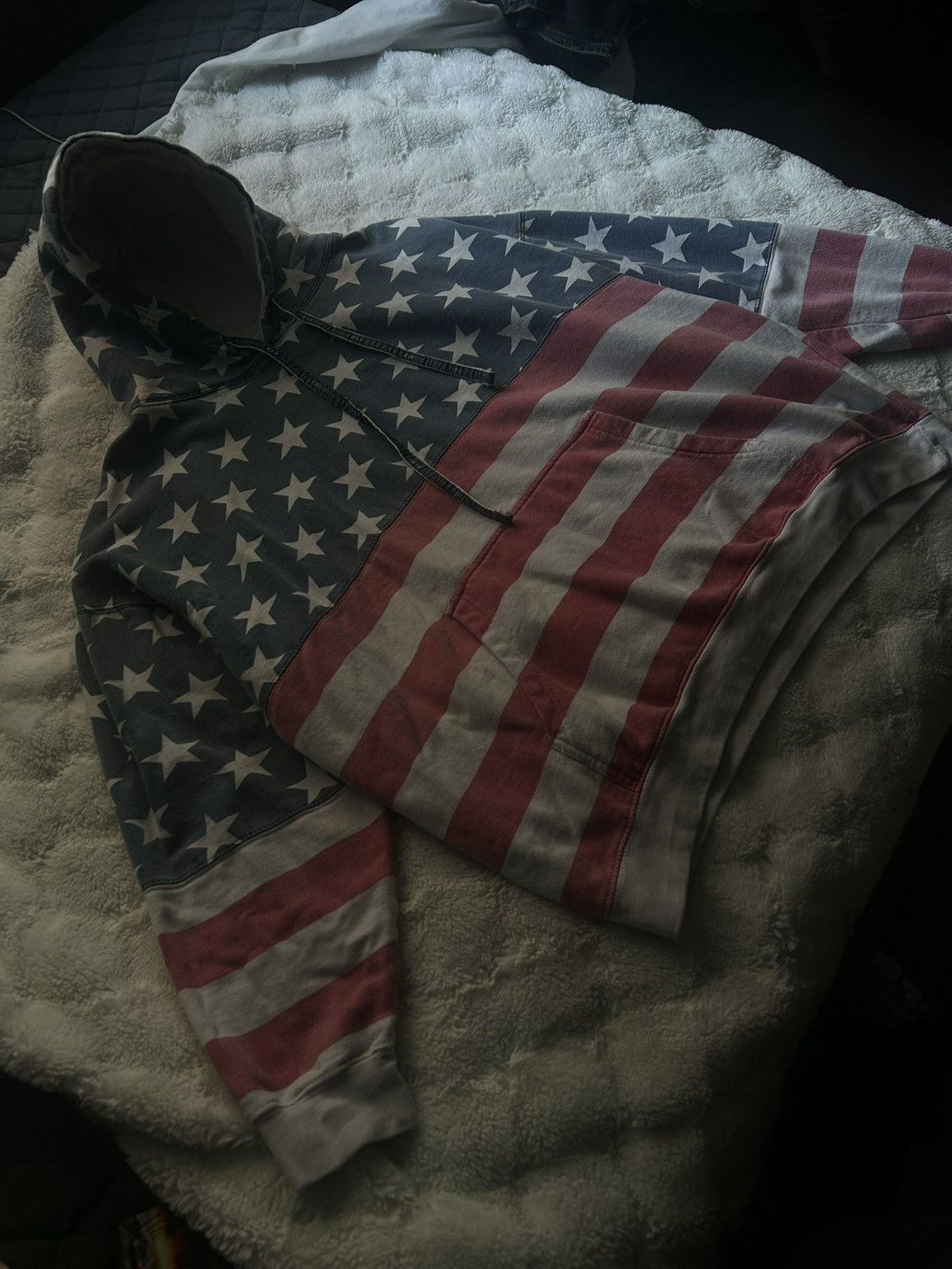 Vintage Vintage America Flag hoodie Size US XL / EU 56 / 4 - 2 Thumbnail