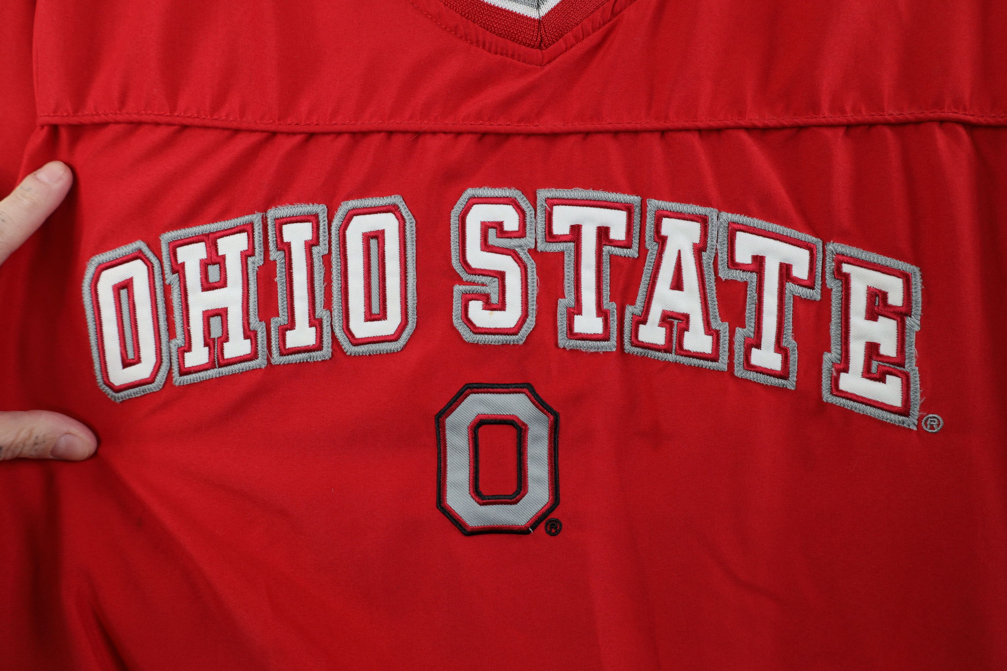 Vintage Vintage 90s Y2K Ohio State University Windbreaker Jacket Size US L / EU 52-54 / 3 - 4 Thumbnail