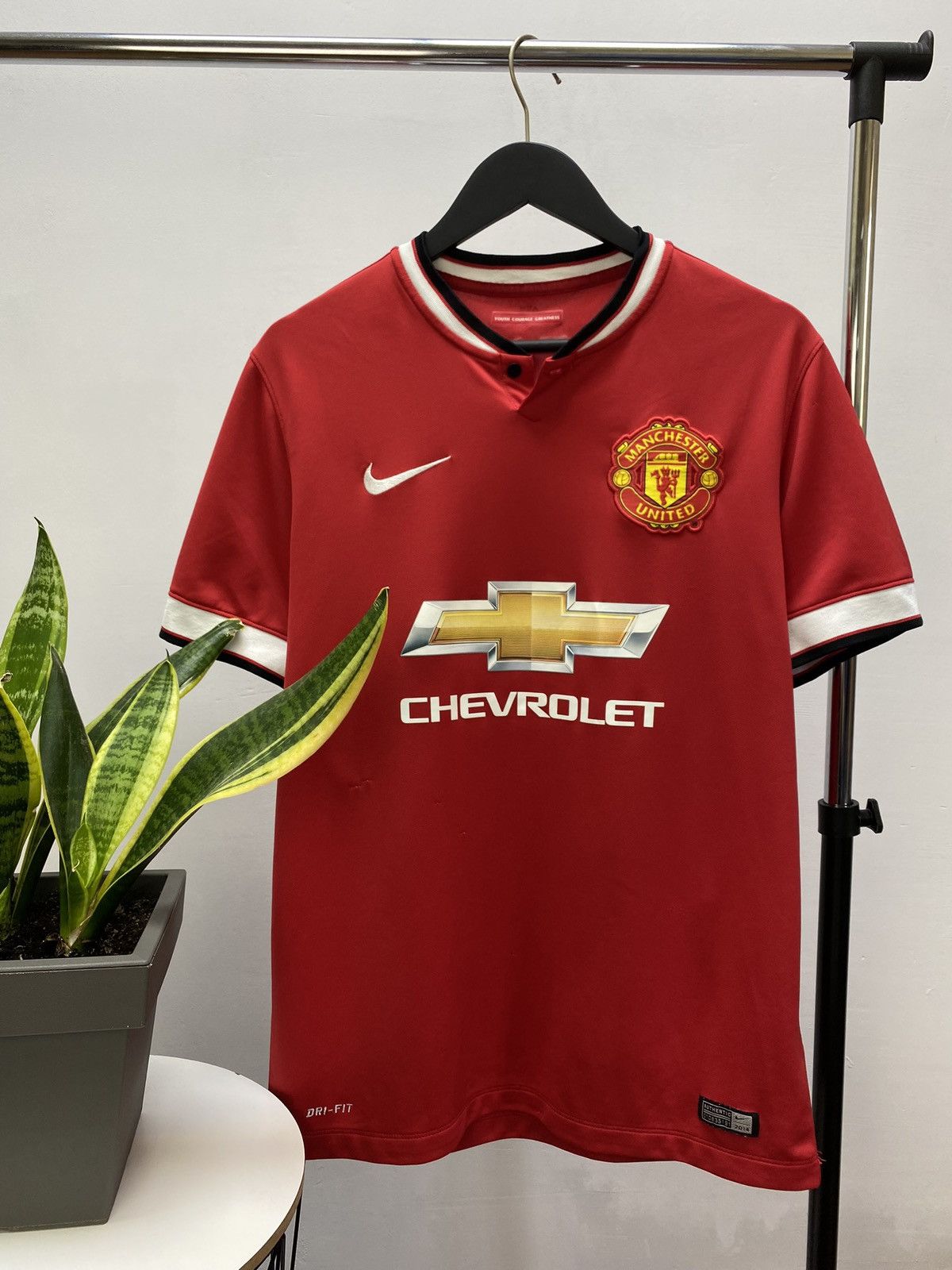 Nike Nike Manchester United 2014 2015 Home Football Shirt Jersey Size US M / EU 48-50 / 2 - 1 Thumbnail