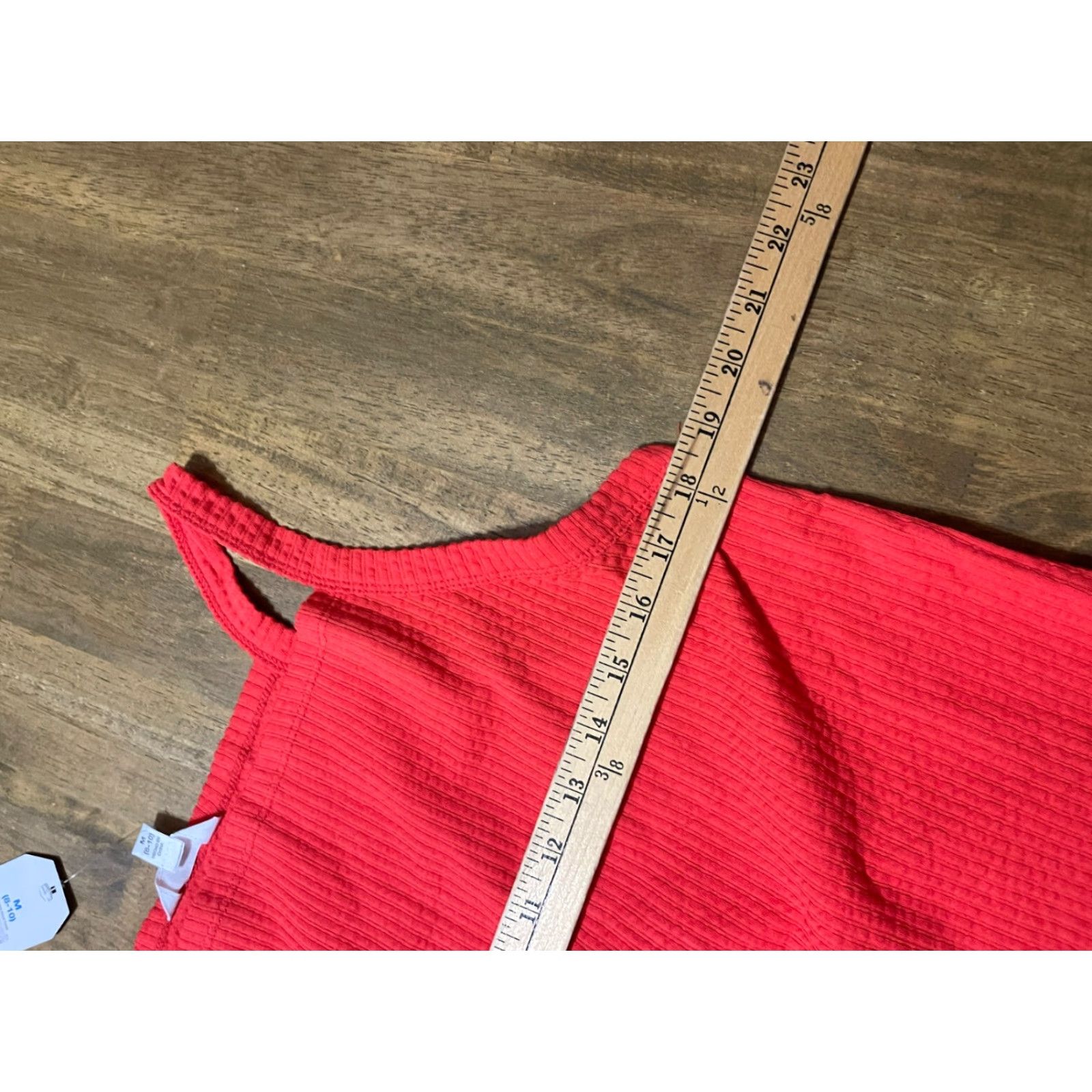 Vintage Time And Tru Tank Top Womens Medium Red Sleeveless NWT Tank Top Time And Tru Casual Basic Shirt Size M / US 6-8 / IT 42-44 - 4 Thumbnail