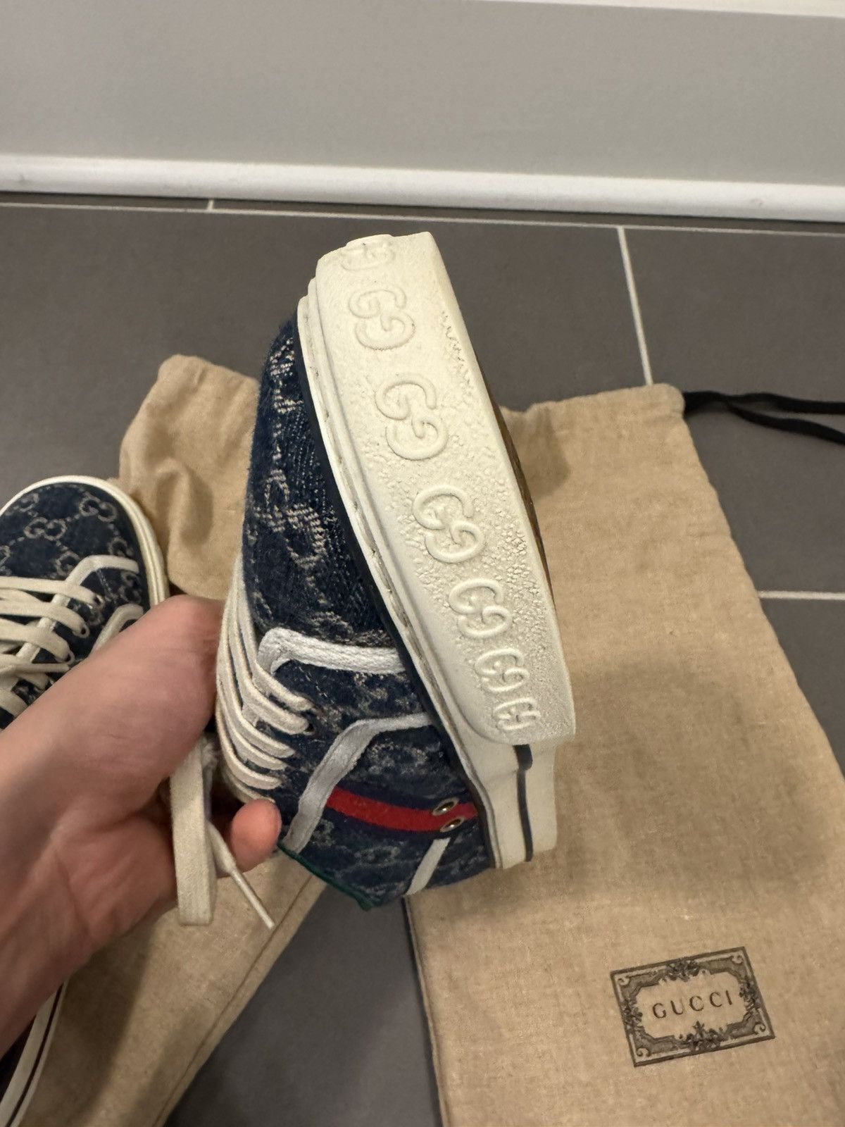 Gucci Gucci Tennis shoes 1977 Size US 9 / EU 42 - 18 Thumbnail