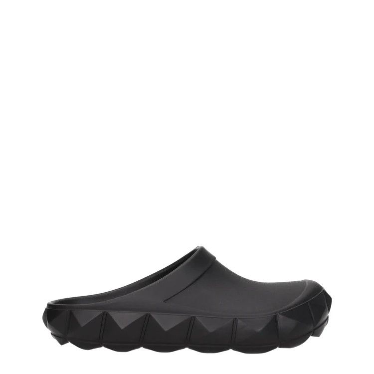 image of Valentino Garavani Ob1O1E0424 Slippers In Black, Men's (Size 10)