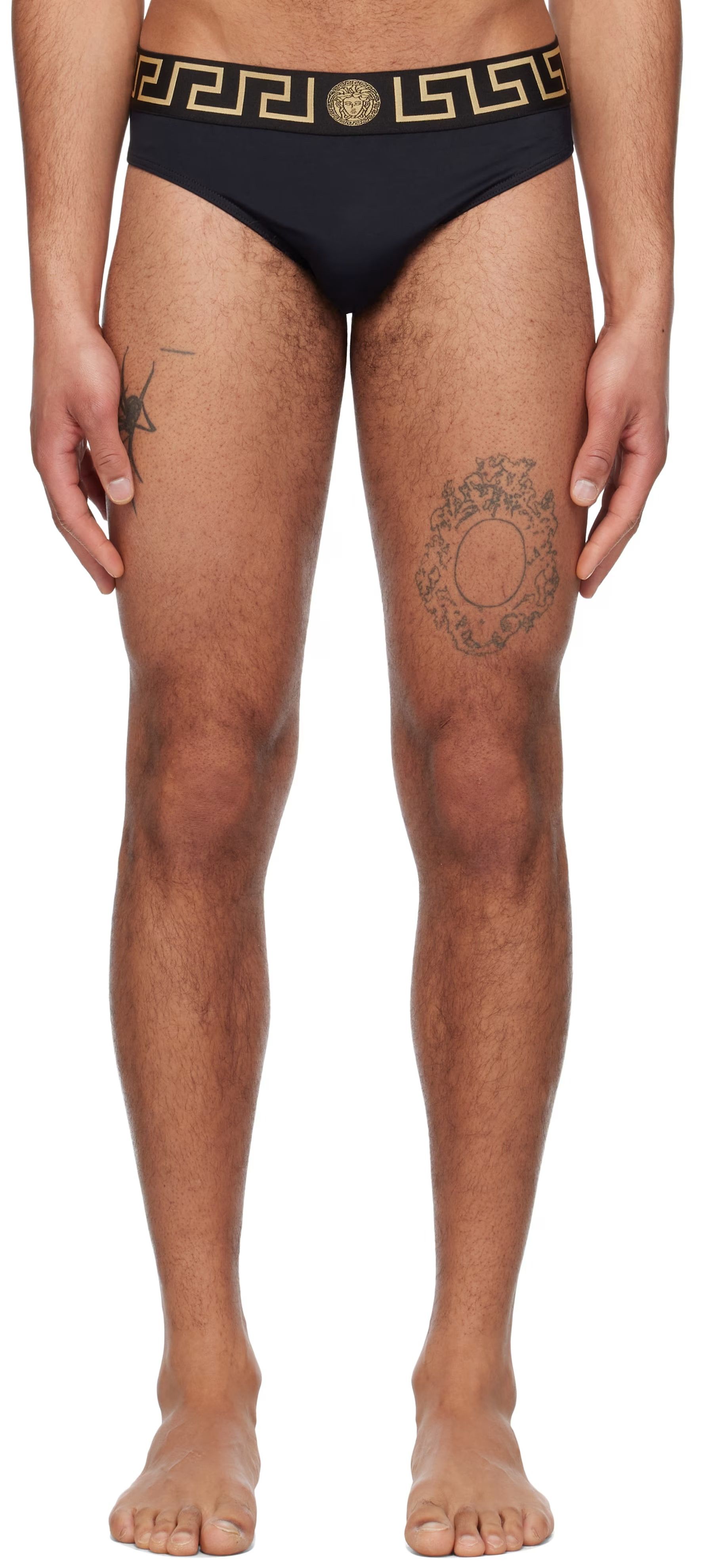 Versace Size 3 Navy Mainline Greca Key Medusa Swim Essential Briefs Size US 30 / EU 46 - 8 Thumbnail