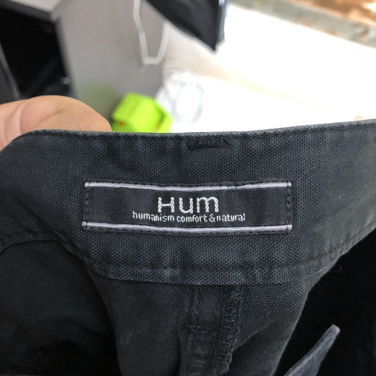 Japanese Brand Hum Black utility tactical Casual cargo Pants #A2389 Size US 31 - 17 Thumbnail