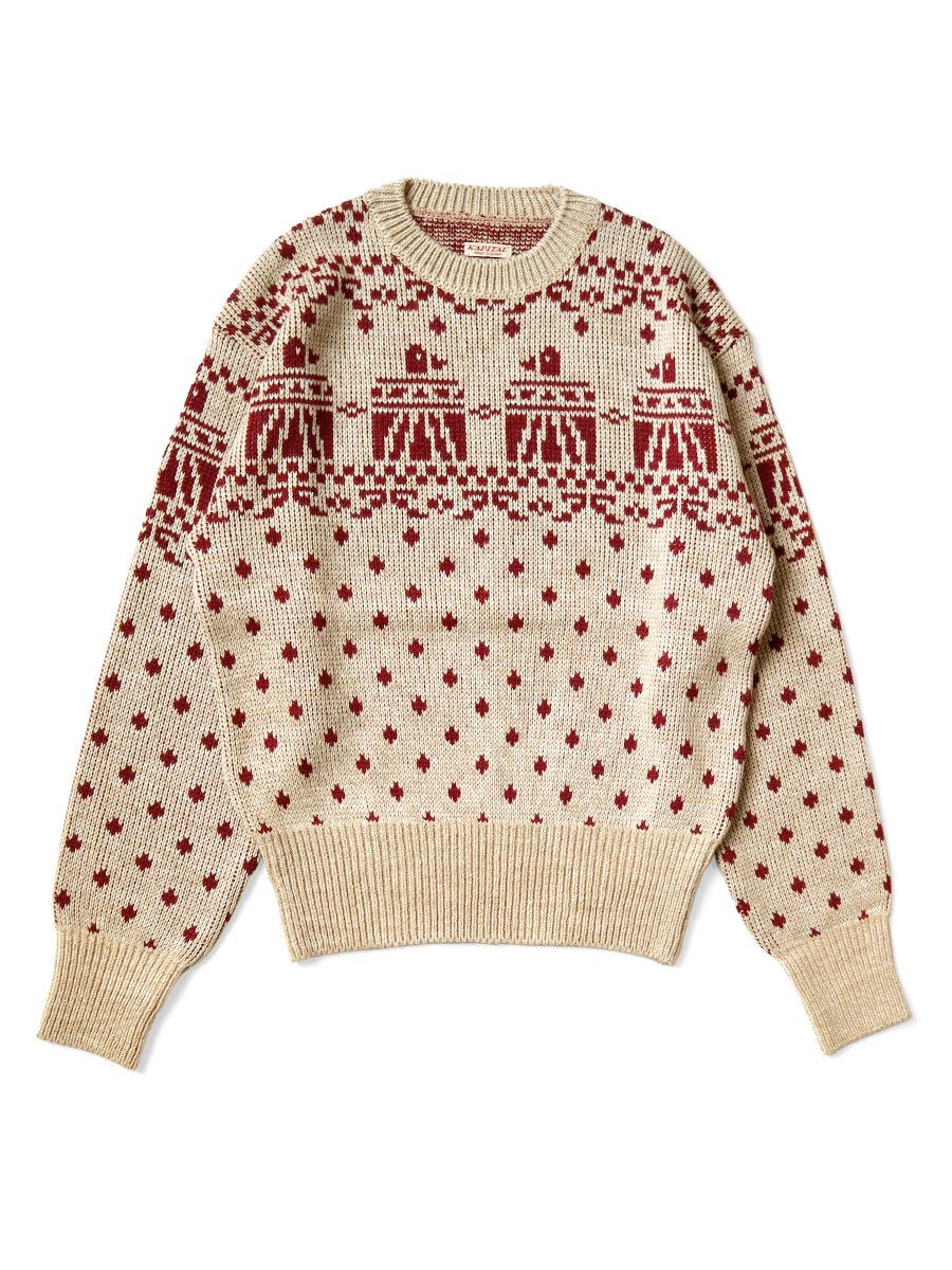 Kapital kapital 5G Jacquard Knit Vintage Sweater Santo Domingo Size US S / EU 44-46 / 1 - 1 Preview