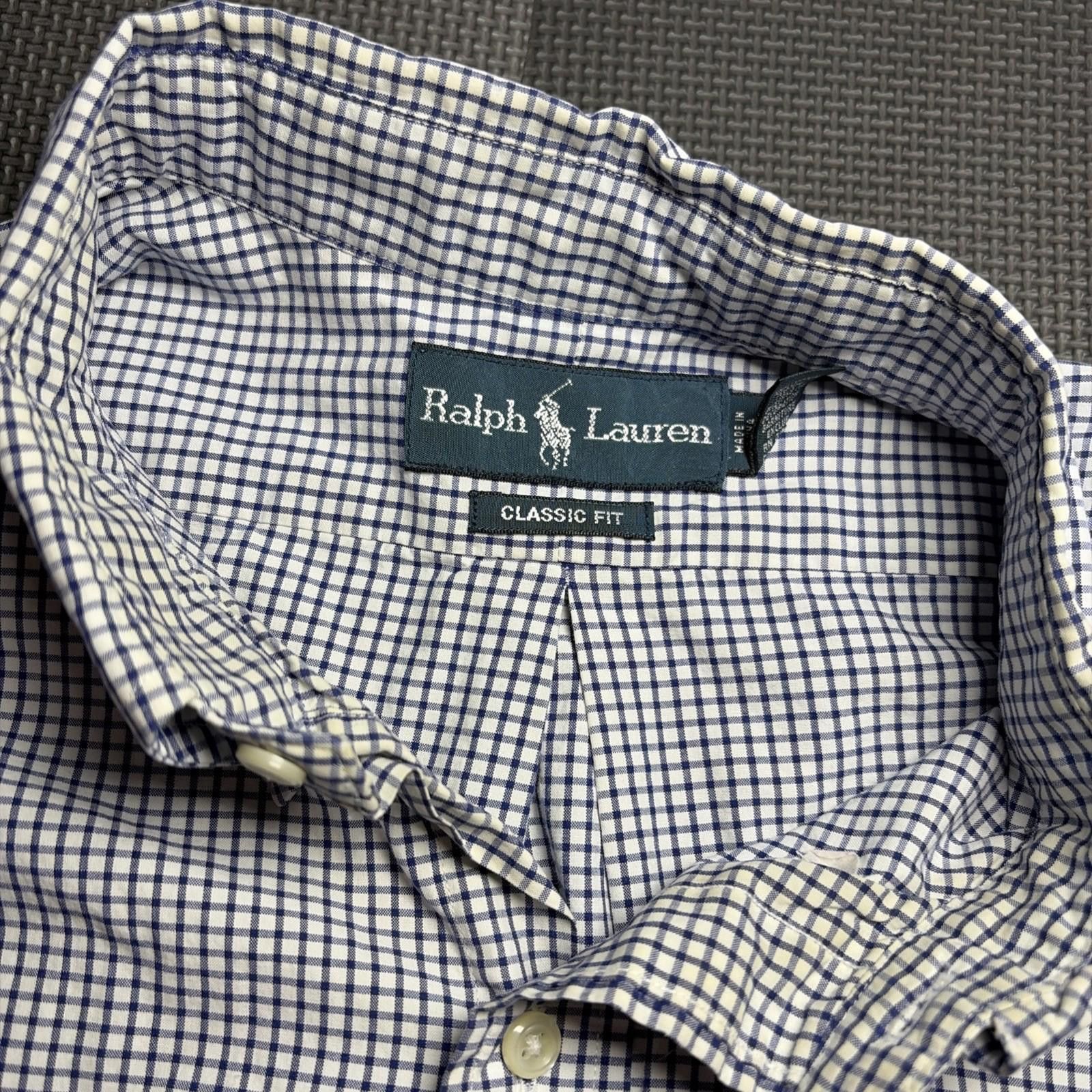 Polo Ralph Lauren Polo Ralph Lauren Vintage Button Down Shirt Mens XL Plaid Size US XL / EU 56 / 4 - 4 Thumbnail