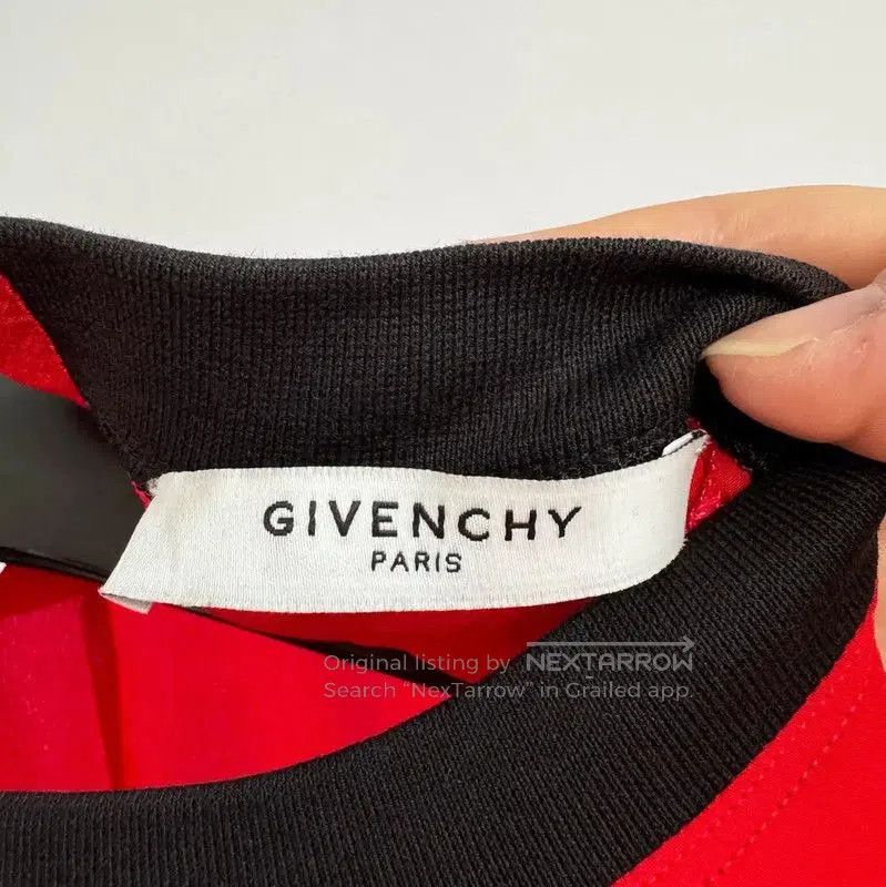 Givenchy Givenchy Red Cotton Women's T-Shirt . Size S / US 4 / IT 40 - 3 Thumbnail