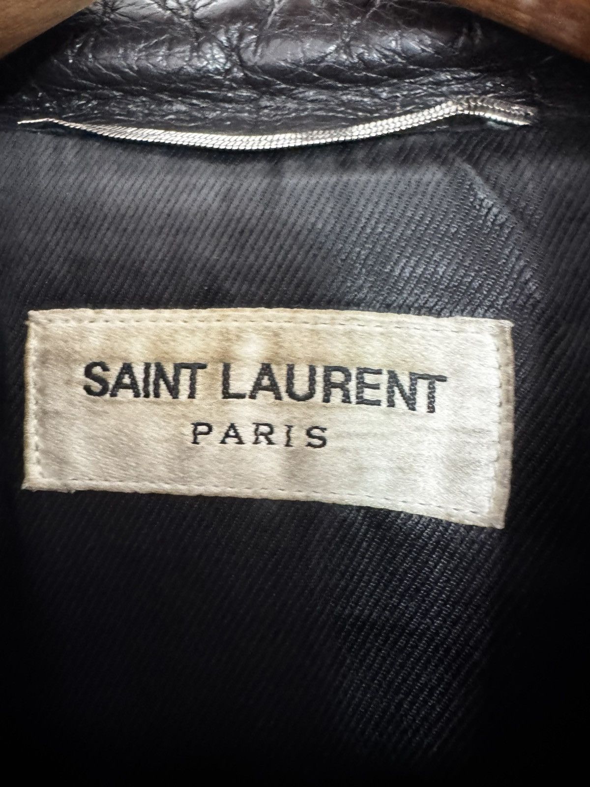 Saint Laurent Paris Leather flight jacket Size US S / EU 44-46 / 1 - 5 Thumbnail