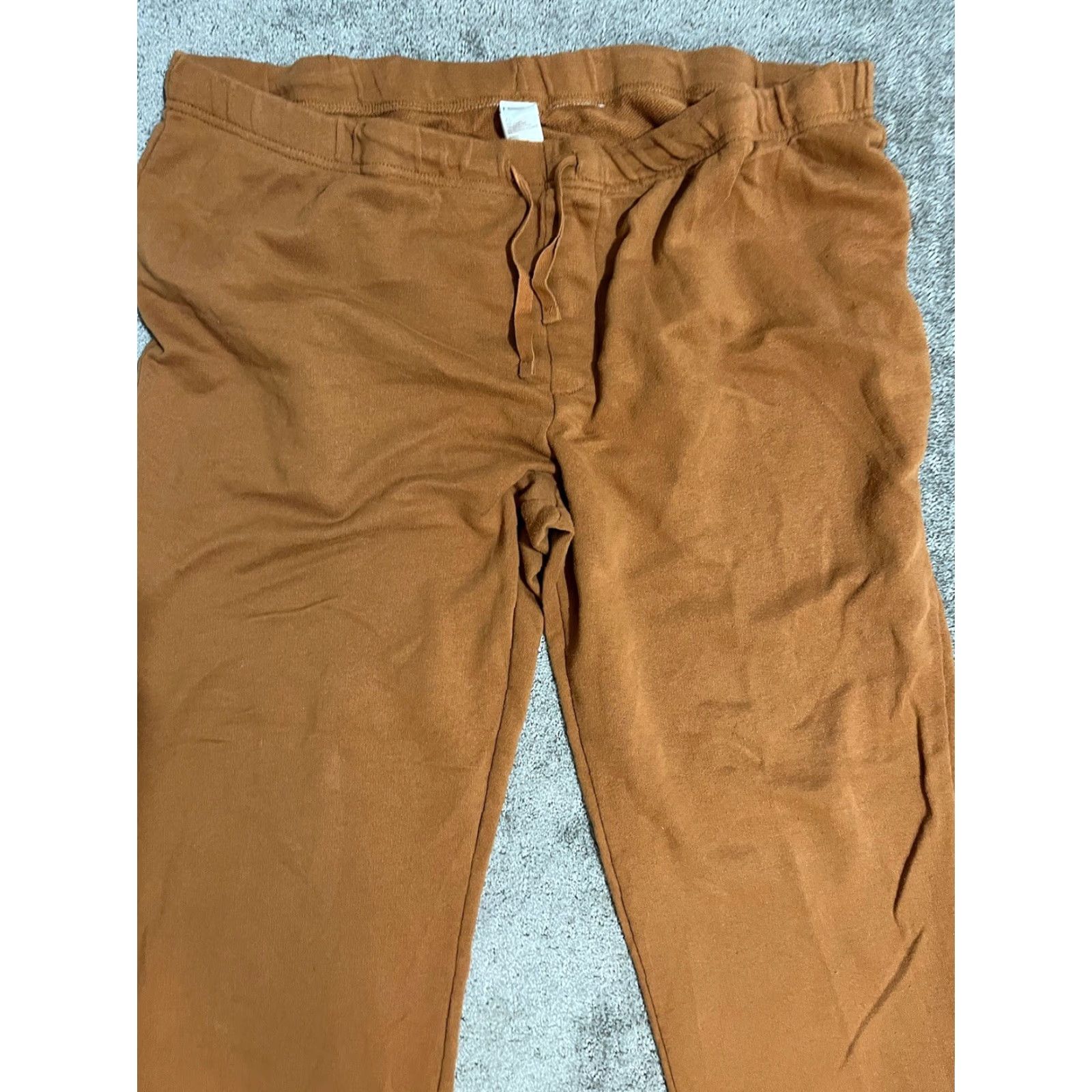 Nordstrom NORDSTROM Women's Brown Sweatpants Pull On Activewear Pockets Size XL Size 40" / US 18 - 2 Thumbnail