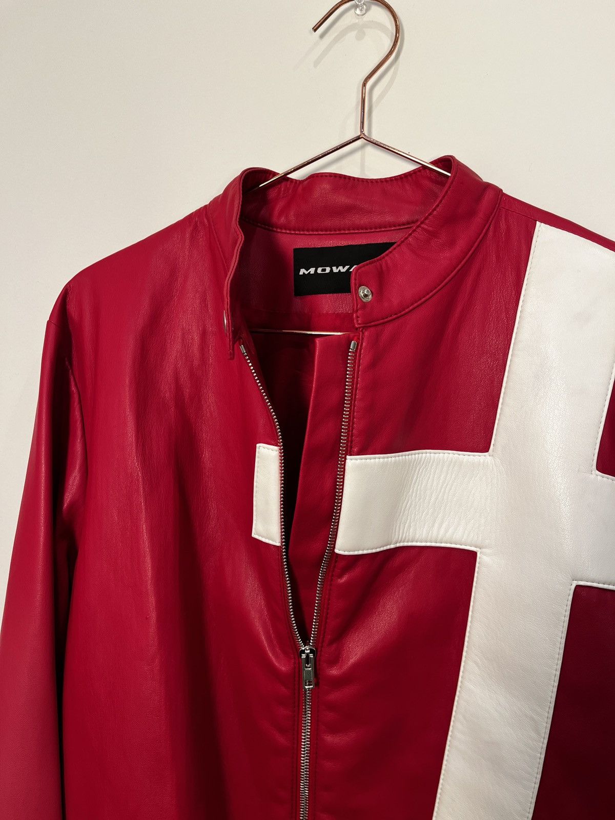 Mowalola Mowalola Faux Leather Cross Jacket (unisex) Size US L / EU 52-54 / 3 - 6 Thumbnail