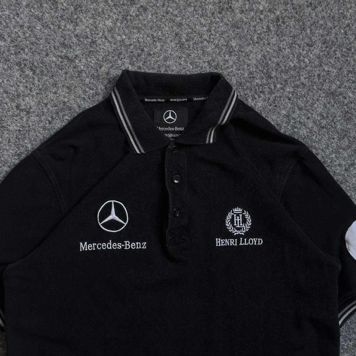 Mercedes-Benz VTG Mercedes Benz Henri Loyd Polo Size S Y2K 00s USA Sport-w Size US S / EU 44-46 / 1 - 7 Thumbnail