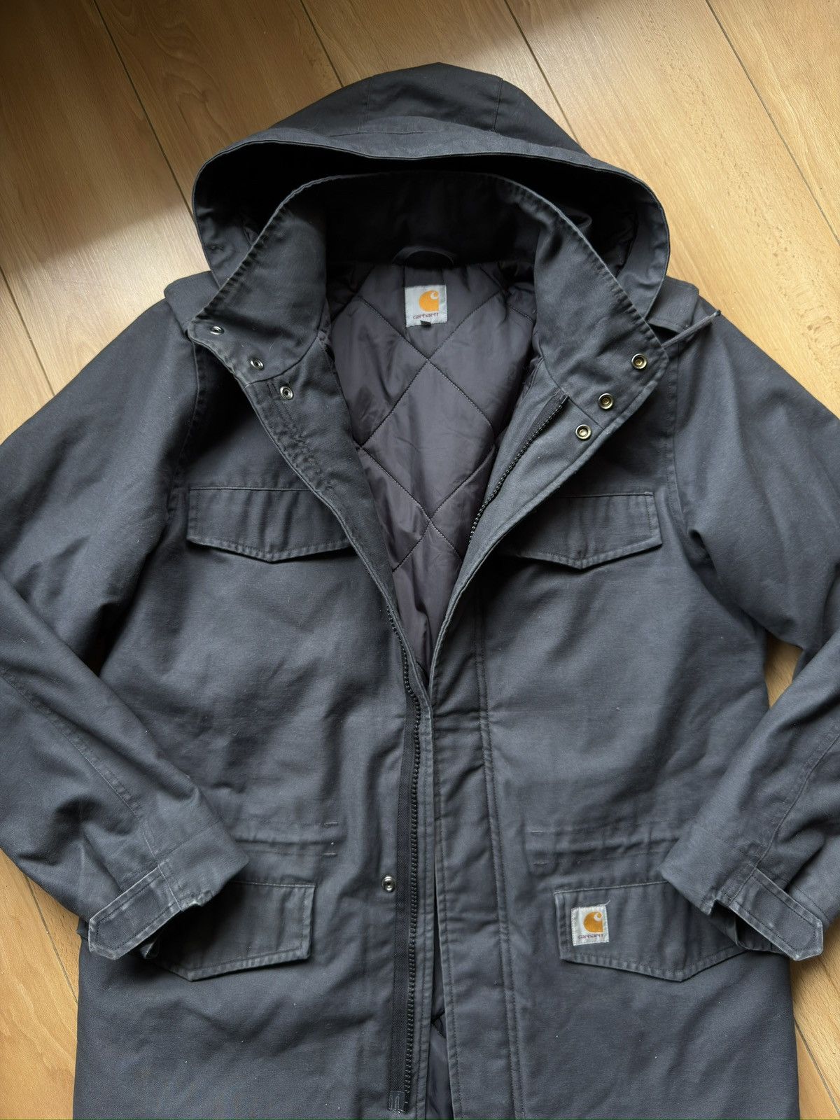Carhartt Carhartt vintage work jacket Hickman coat Size US L / EU 52-54 / 3 - 3 Thumbnail
