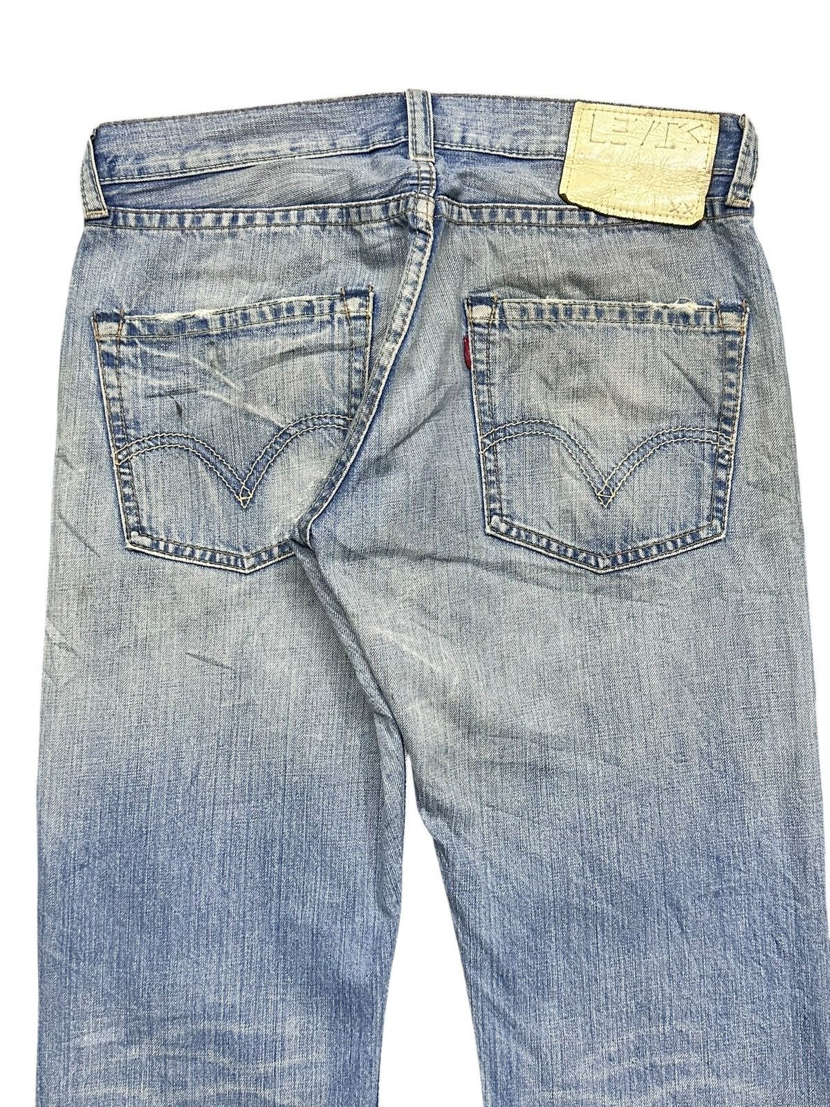 Levi's Levis 502 Vintage 90's With Distressed and Baggy Style Faded Size US 33 - 6 Thumbnail