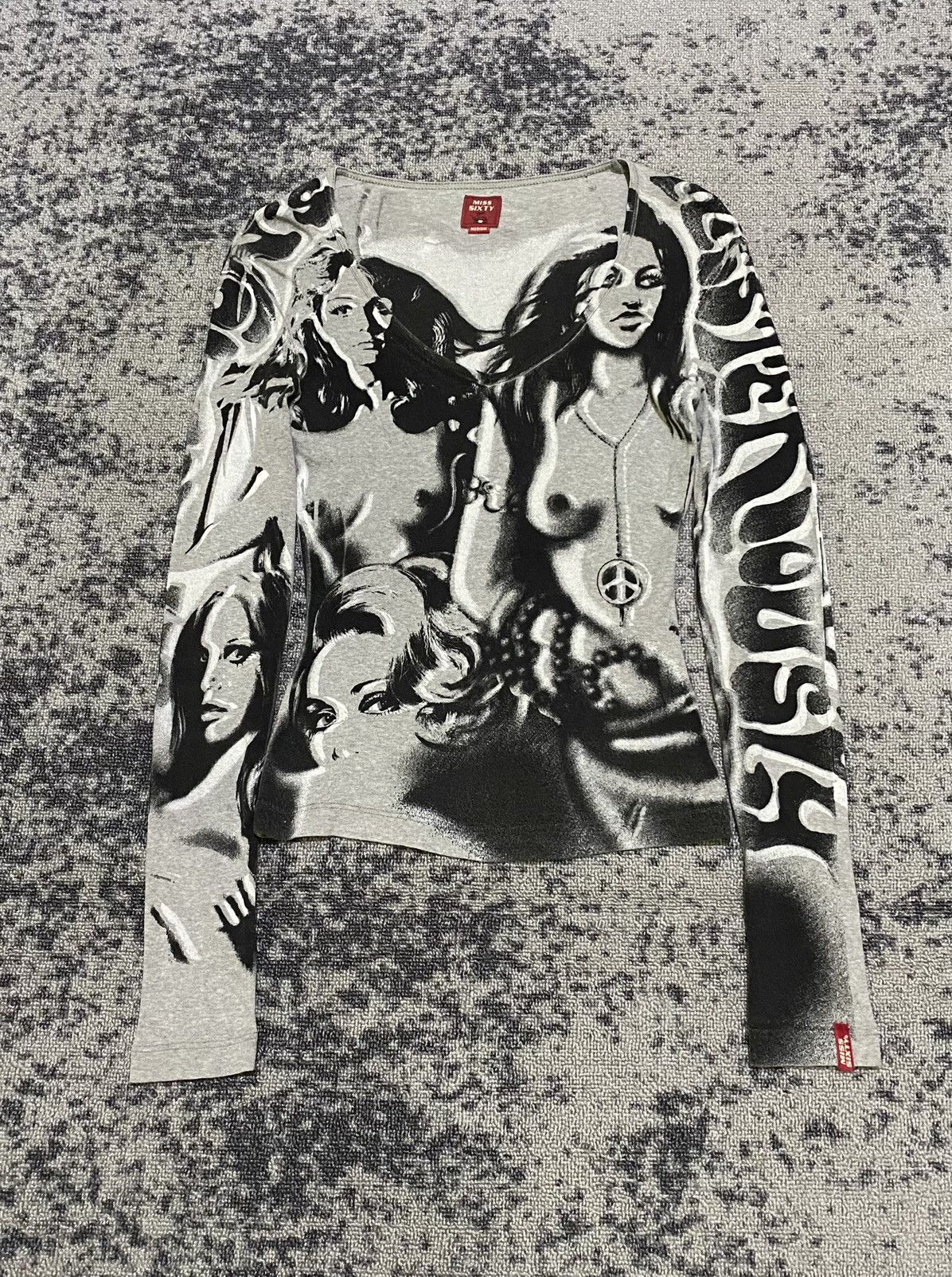 Hysteric Glamour Y2k Miss sixty “hysteric style” longsleeve | Grailed