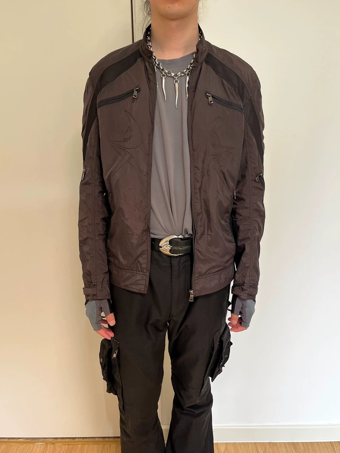 Other SHIKELANDUN Vintage Nylon Jacket 00s Size 52 Size US L / EU 52-54 / 3 - 2 Thumbnail