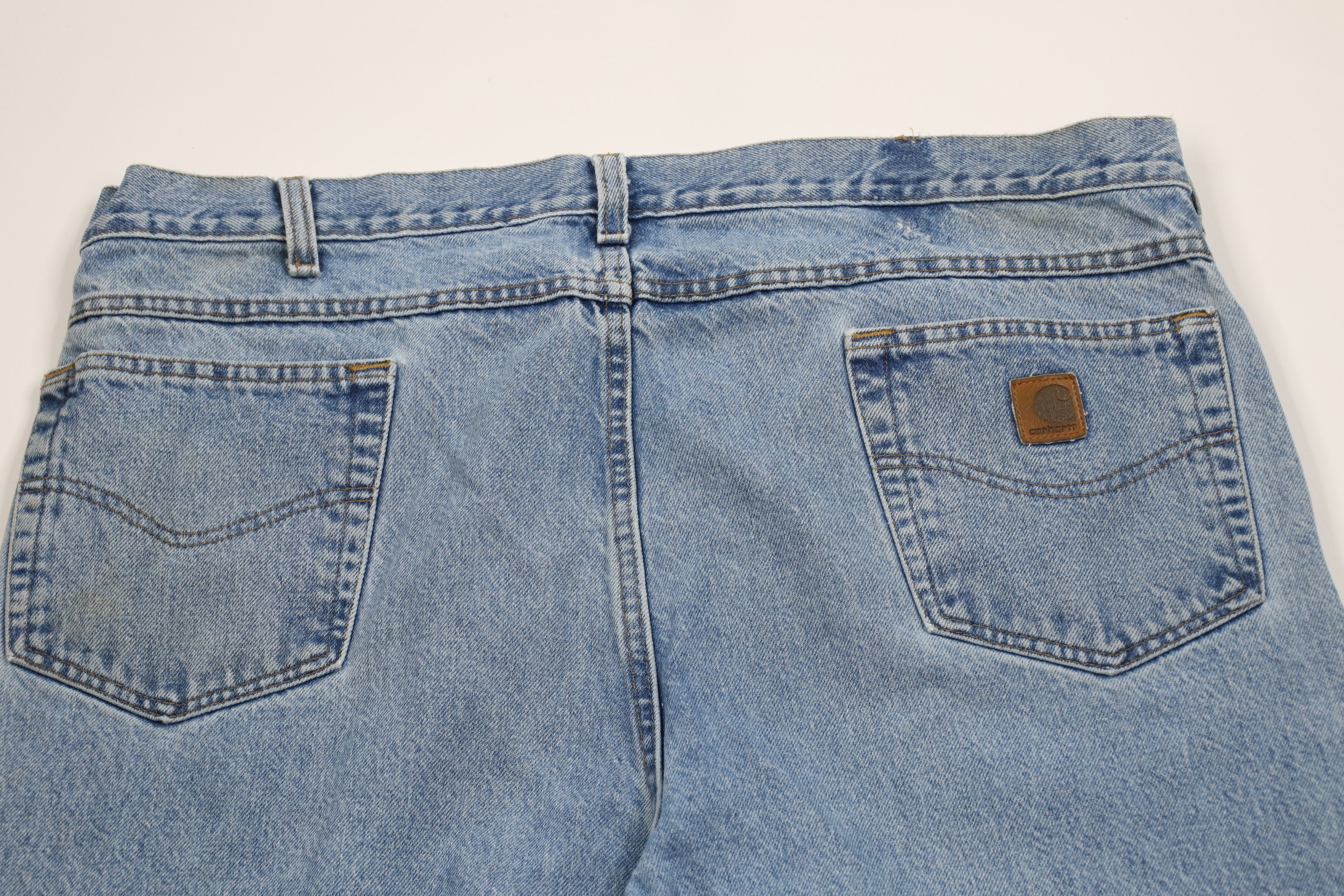 Carhartt Vintage 90s Carhartt Traditional Fit Denim Jeans Blue Size US 42 / EU 58 - 11 Thumbnail