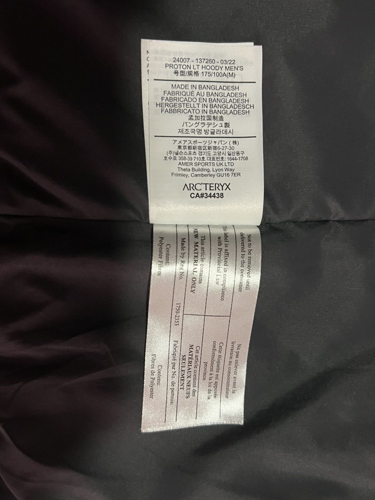 Arc'teryx Arcteryx Proton LT Hoody (SOLD) Size US M / EU 48-50 / 2 - 8 Thumbnail