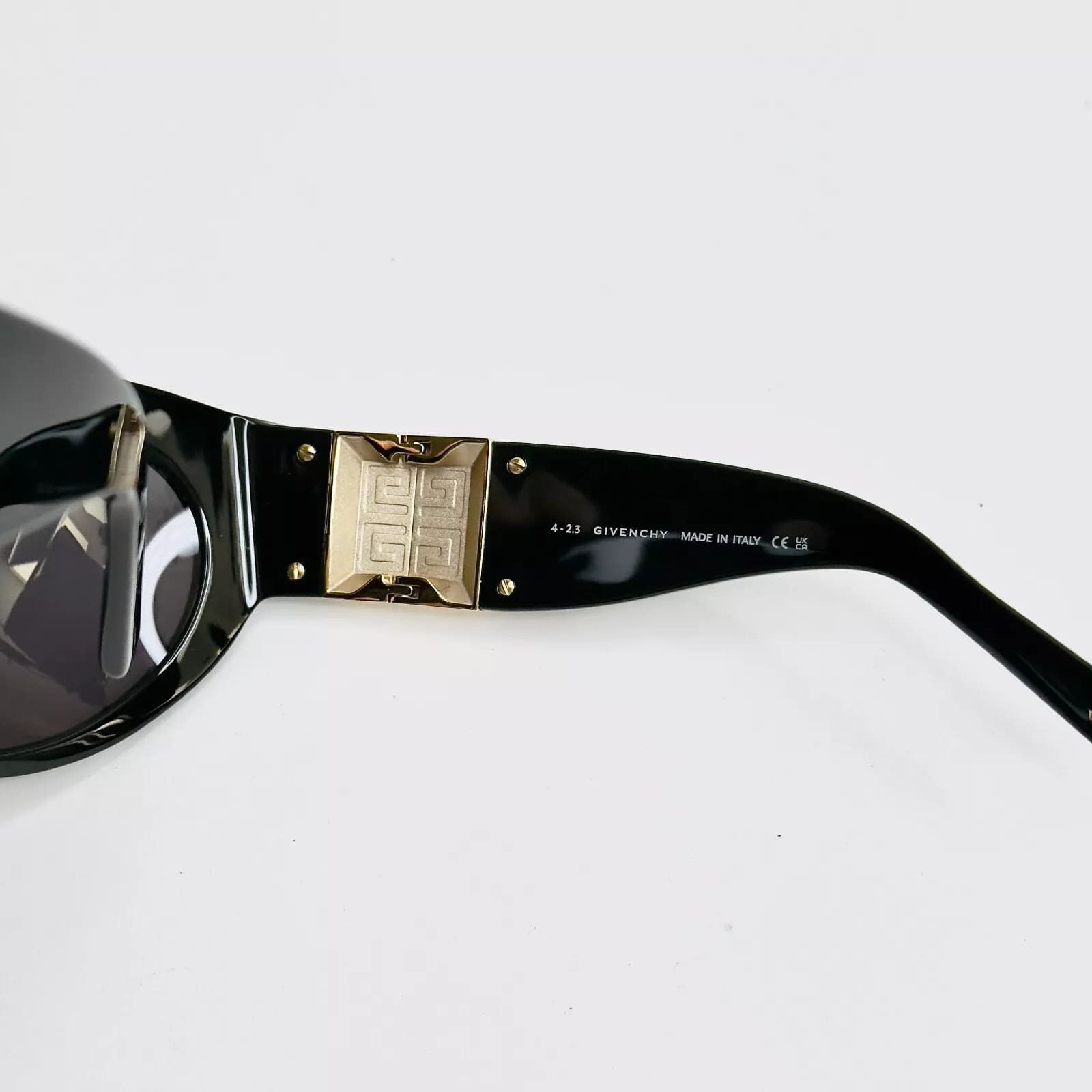Givenchy GIVENCHY GV 4G Hinge 40073 Black Wrap GV40073I Sunglasses Size ONE SIZE - 9 Thumbnail