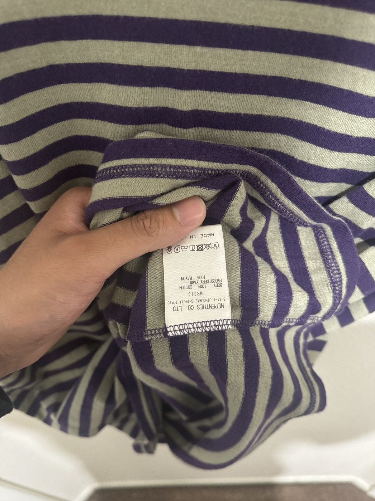 Needles Needles Striped T- Shirt Size US M / EU 48-50 / 2 - 4 Thumbnail
