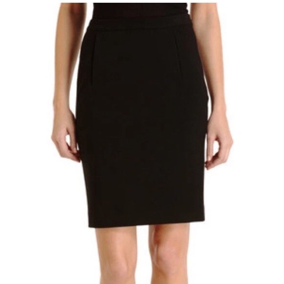 Diane von Furstenberg $198 Diane Von Furstenberg 2 Pencil Skirt Kimmie Black Stret Size 26" / US 2 / IT 38 - 2 Thumbnail
