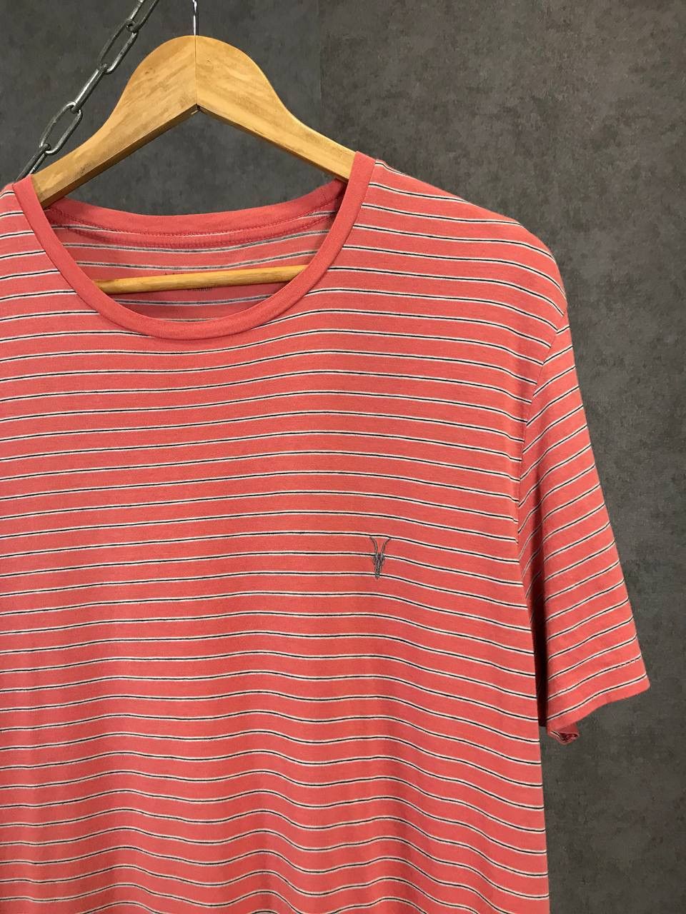 Allsaints Allsaints striped logo designer tee Size US XL / EU 56 / 4 - 2 Thumbnail