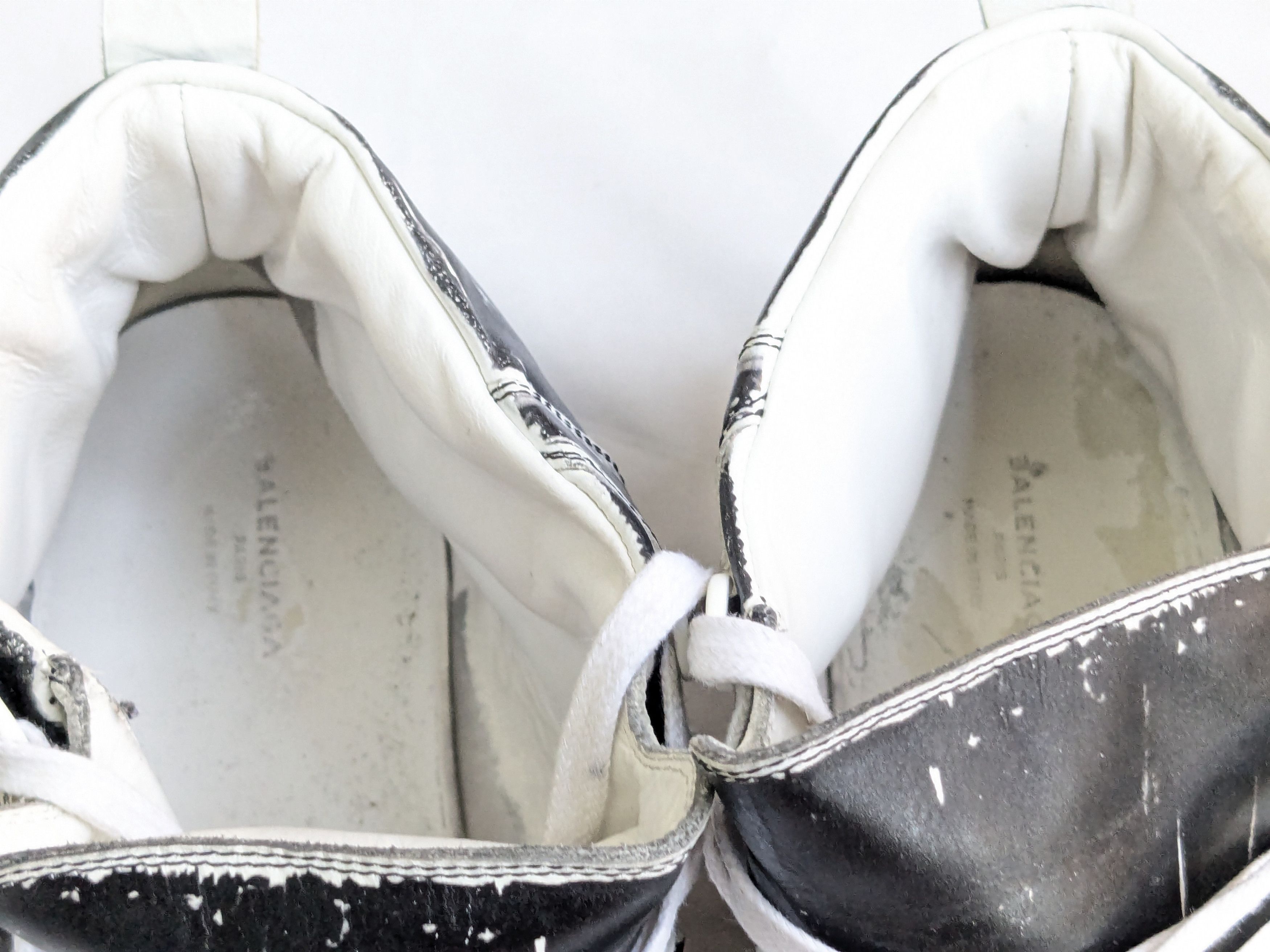 Balenciaga Balenciaga Arena Black White 11 Leather High Tops Size US 11 / EU 44 - 3 Thumbnail