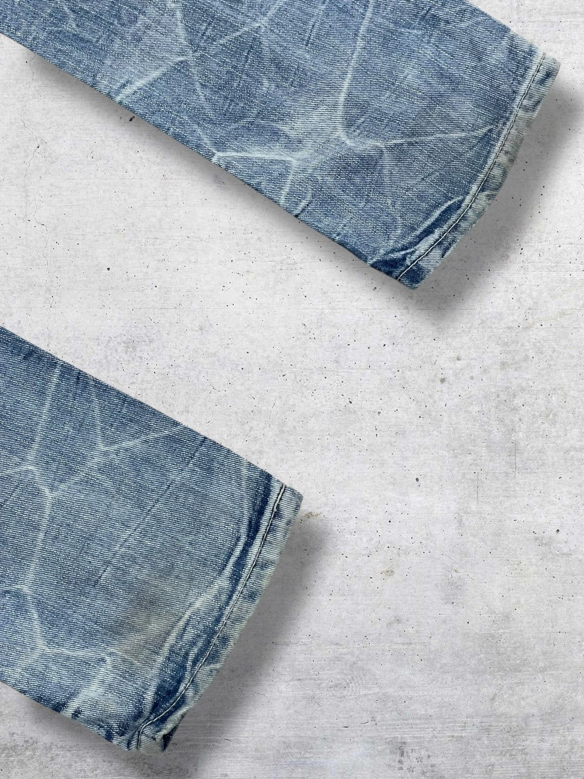 Hysteric Glamour VINTAGE JAPAN SKULL RIPPED DISTRESS PUNK CHUXXX 90S DENIM Size US 28 / EU 44 - 11 Thumbnail