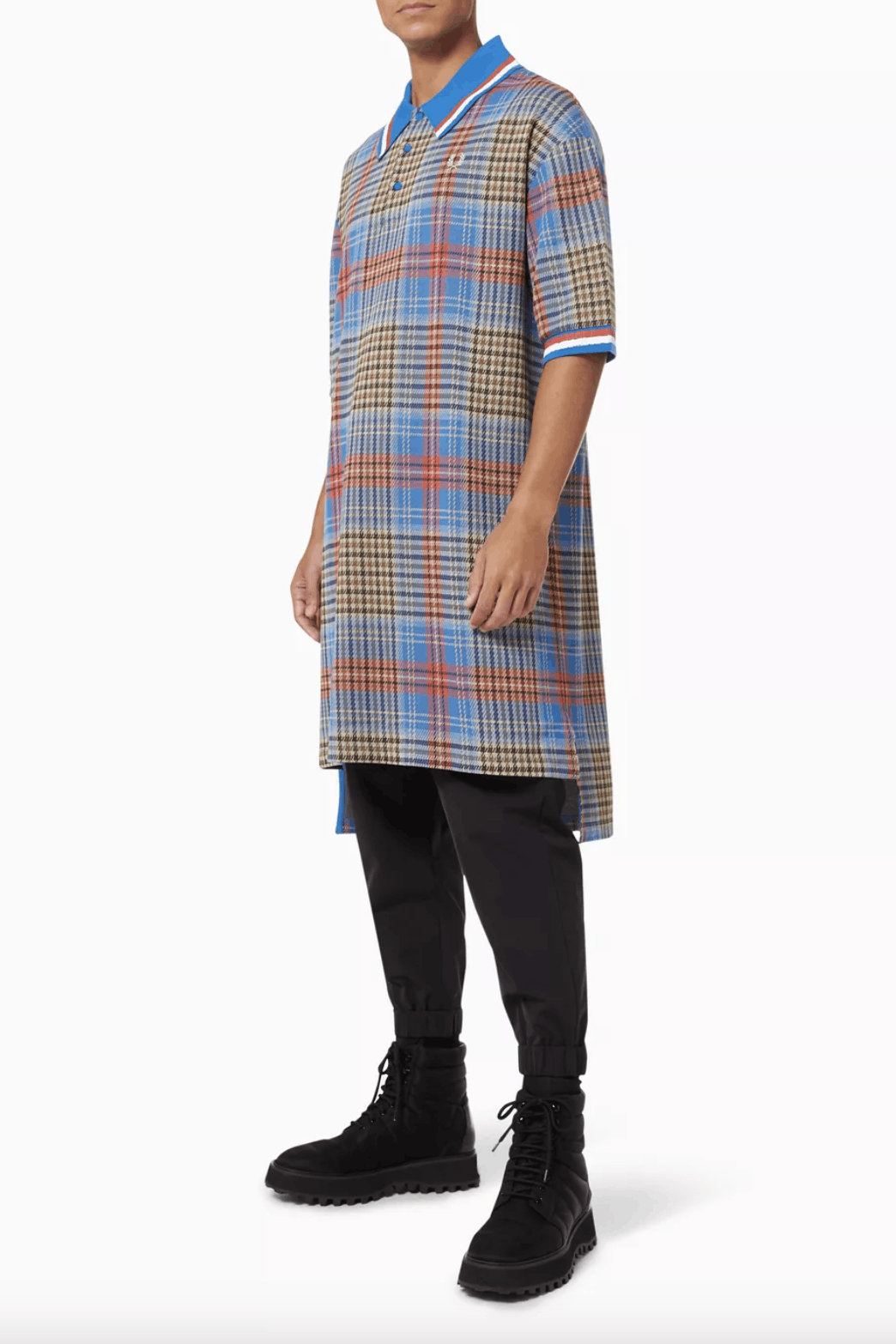 Charles Jeffrey LOVERBOY × Fred Perry Charles Jeffrey Loverboy x Fred Perry Longline Tartan Polo Size US M / EU 48-50 / 2 - 3 Thumbnail