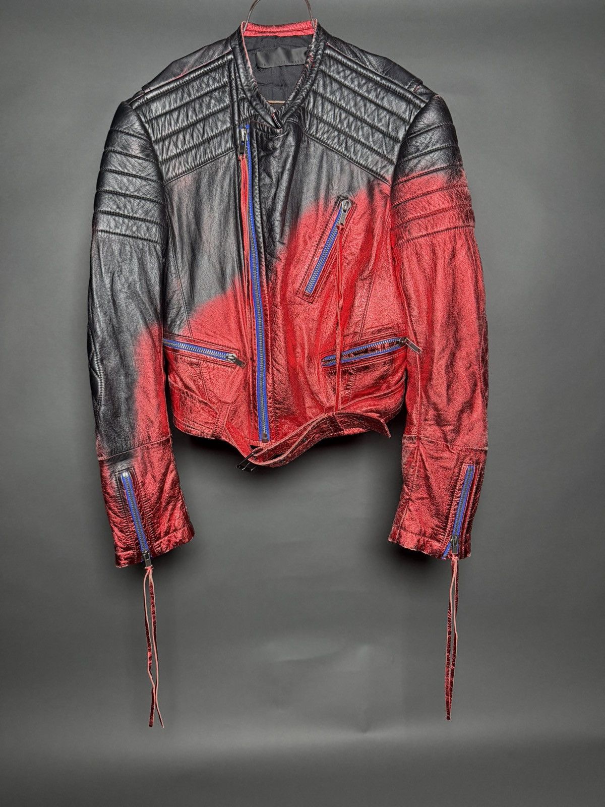 Haider Ackermann Haider Ackermann Metallic Moto Jacket Size US S / EU 44-46 / 1 - 1 Thumbnail